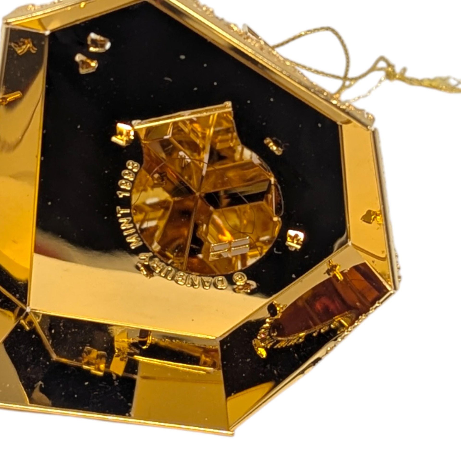 1998 Danbury Mint Gold Lighthouse Ornament