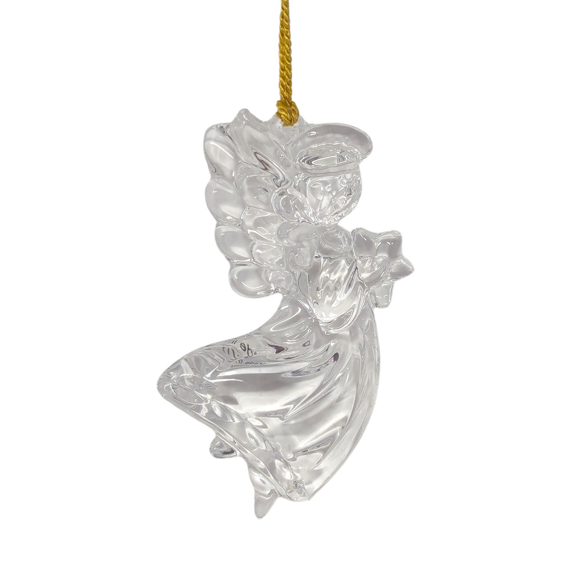 Vintage Gorham Lead Crystal Angel Ornament