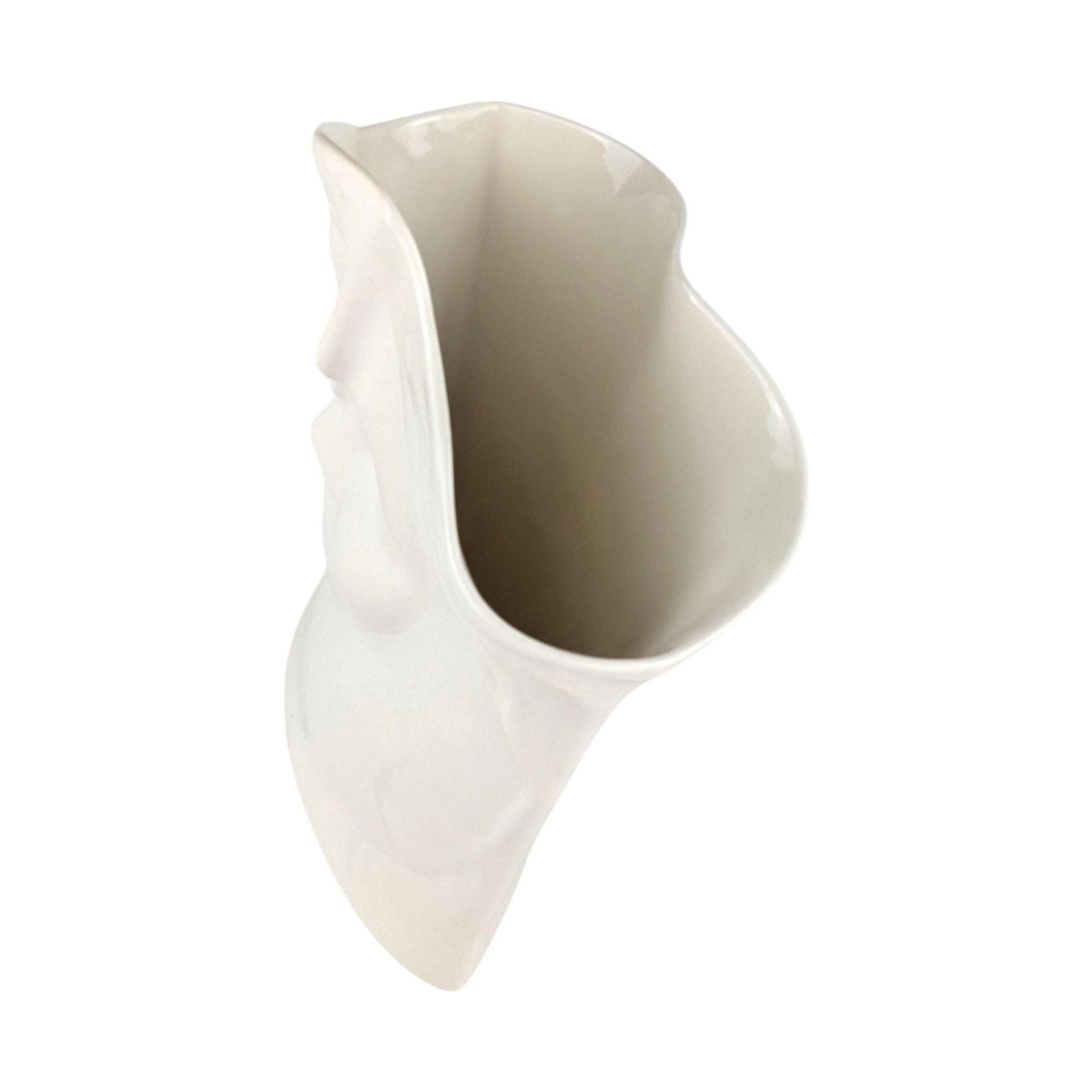 2005 Blue Sky Signed Heather Goldminc Porcelain Face Vase