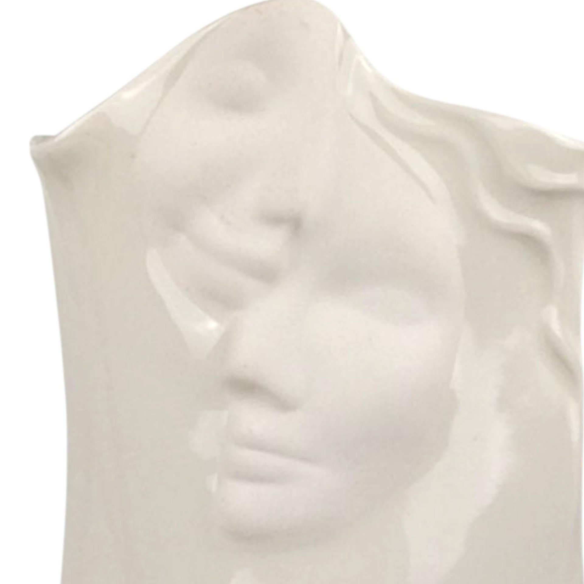 2005 Blue Sky Signed Heather Goldminc Porcelain Face Vase