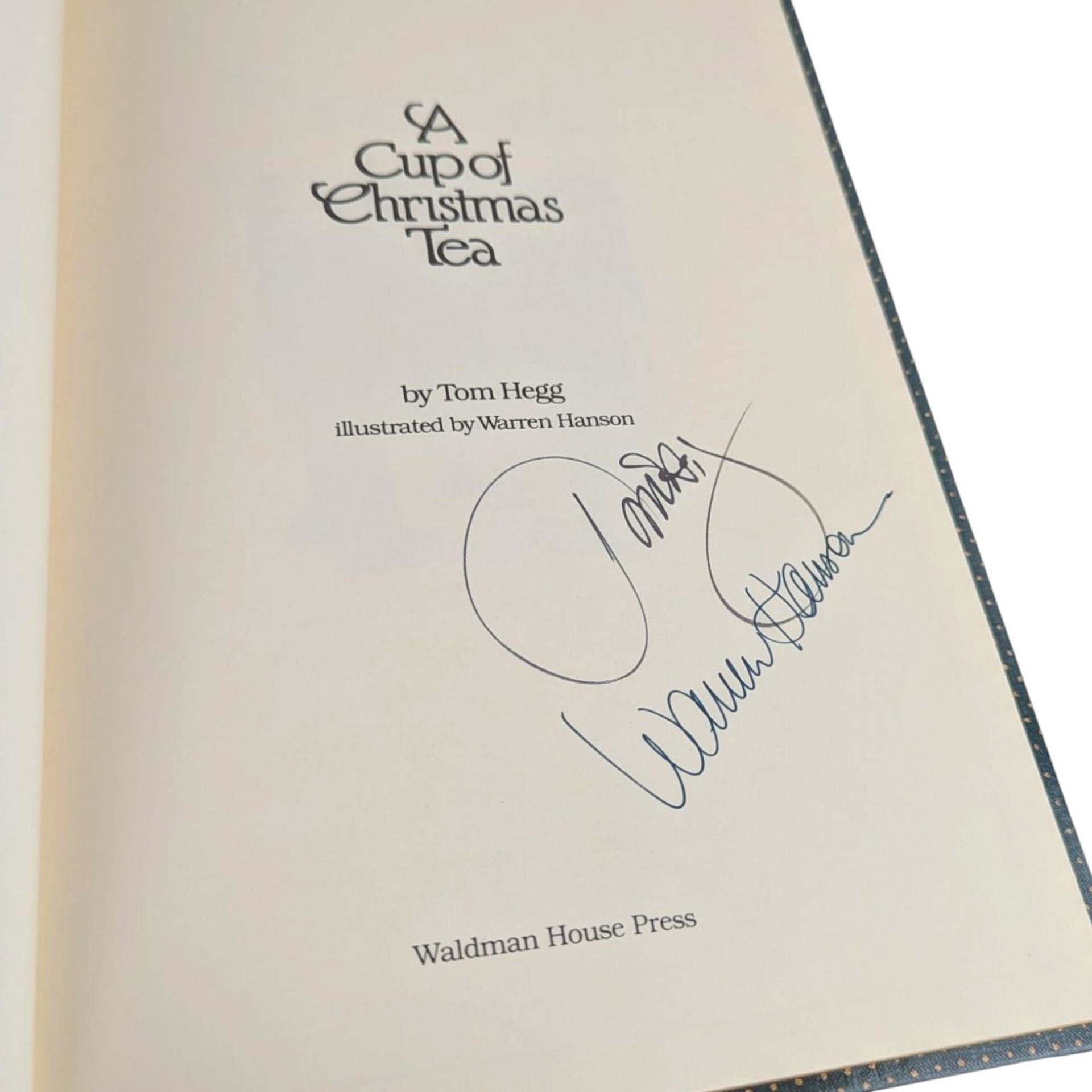 1982 Autographed 'A Cup of Christmas Tea' Hardcover