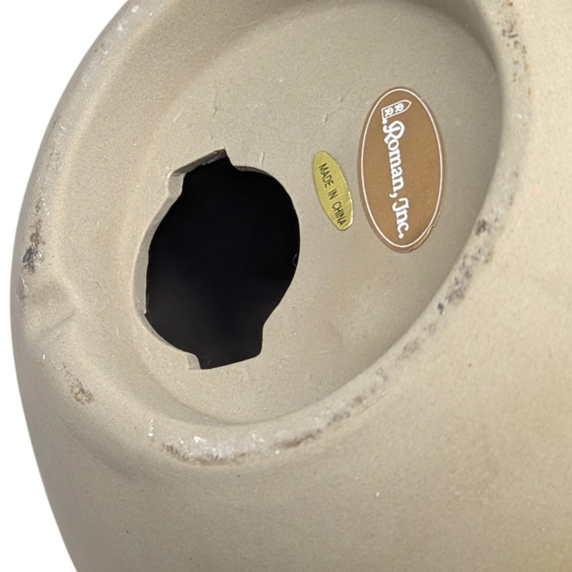 Vintage Roman Ceramic Light-Up Nativity Vase