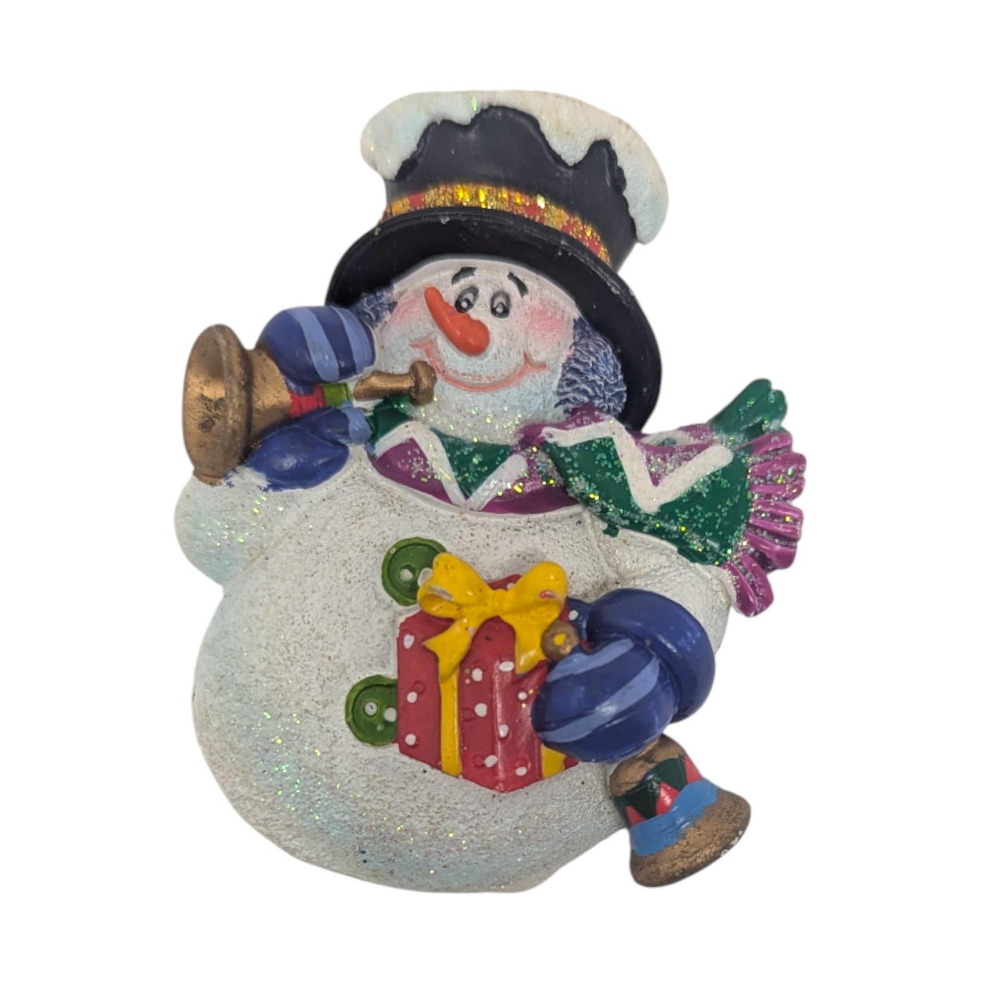 2005 MSR Resin Snowman Refrigerator Magnets Set of 6