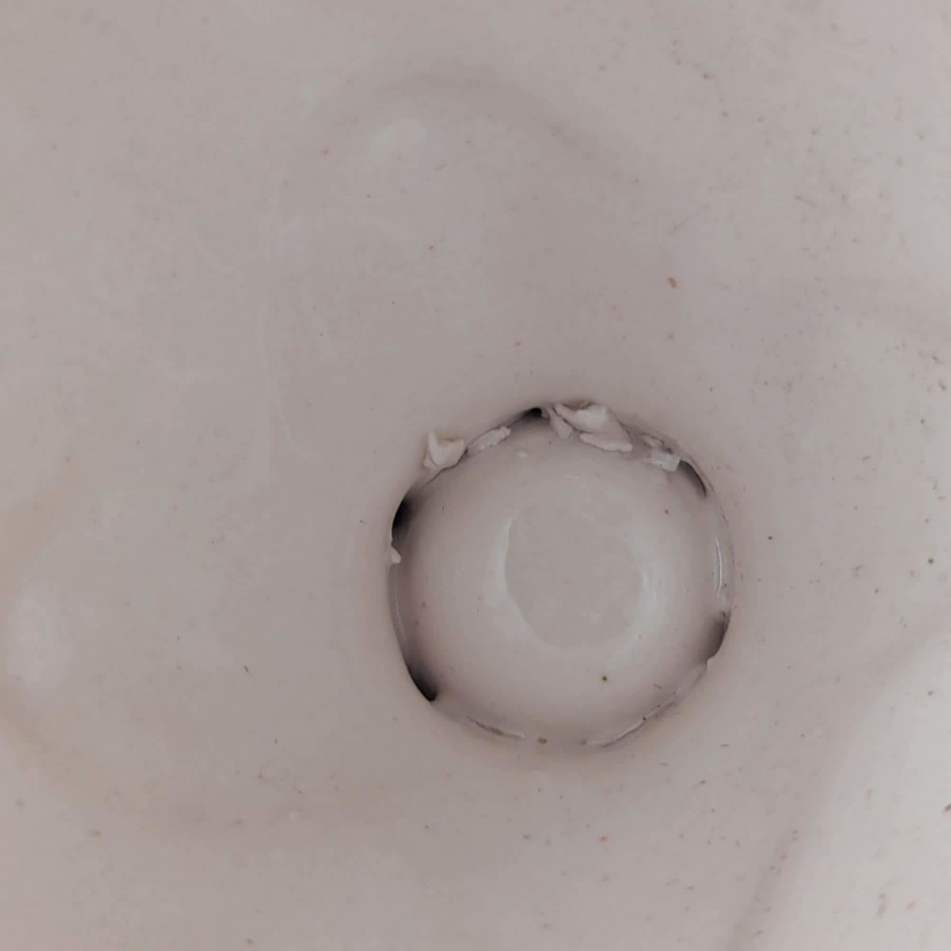 Vintage Pink Iridescent Ceramic Bird and Grape Compote