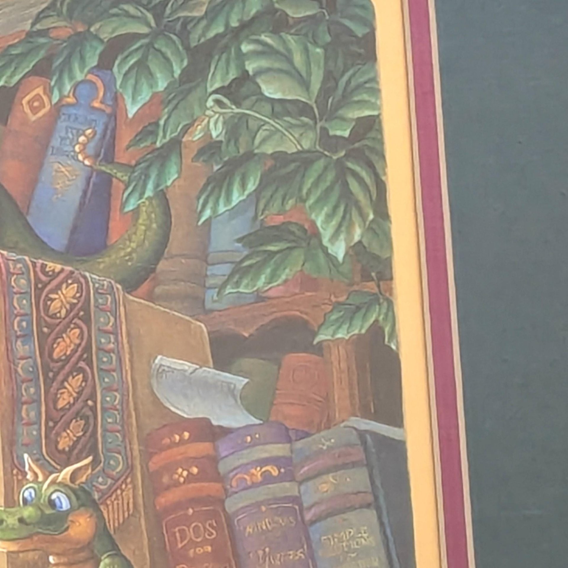 1993 'Cat and Mouse' Randal Spangler Framed Art Print