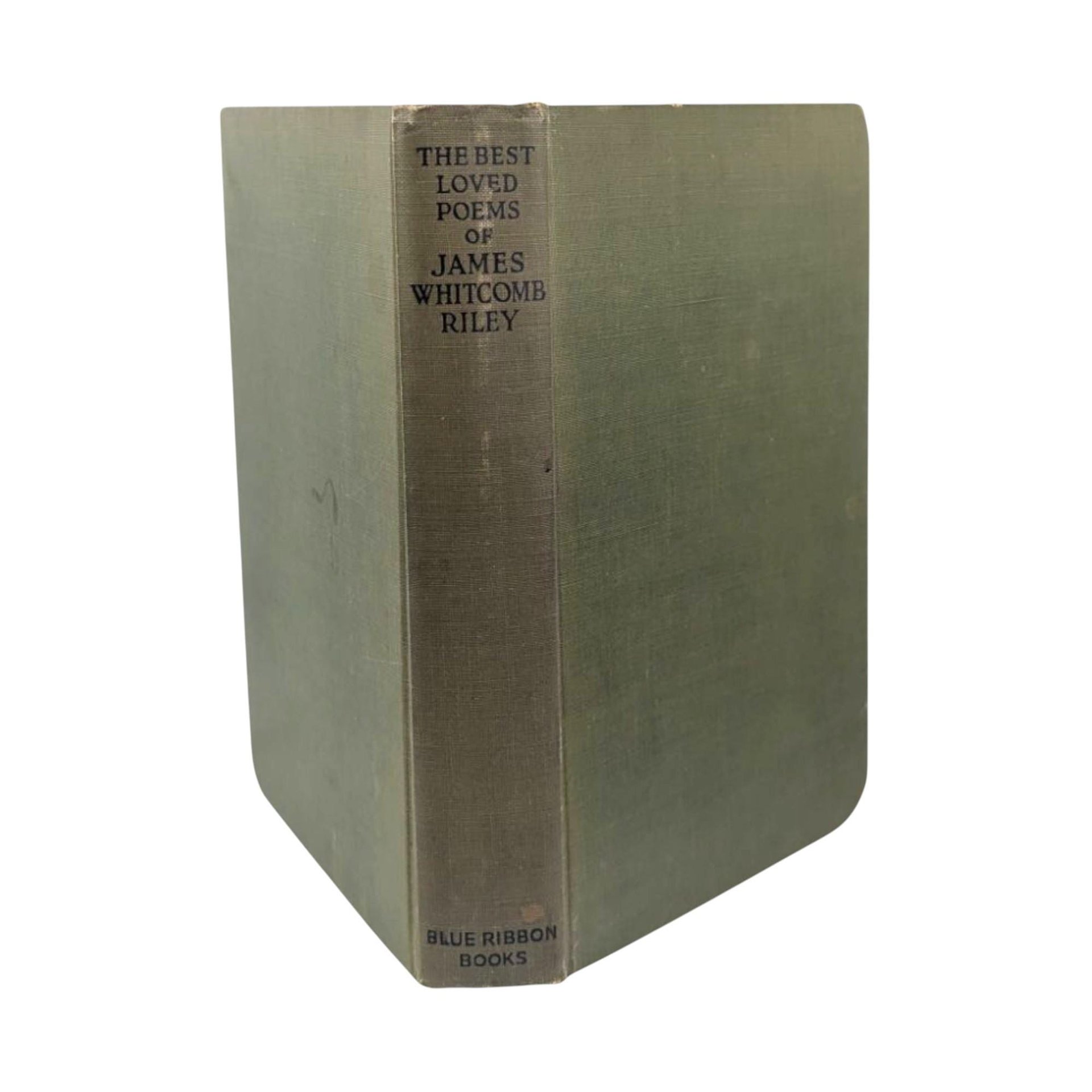 1920 'The Best Loved Poems of James Whitcomb Riley' Hardcover Book