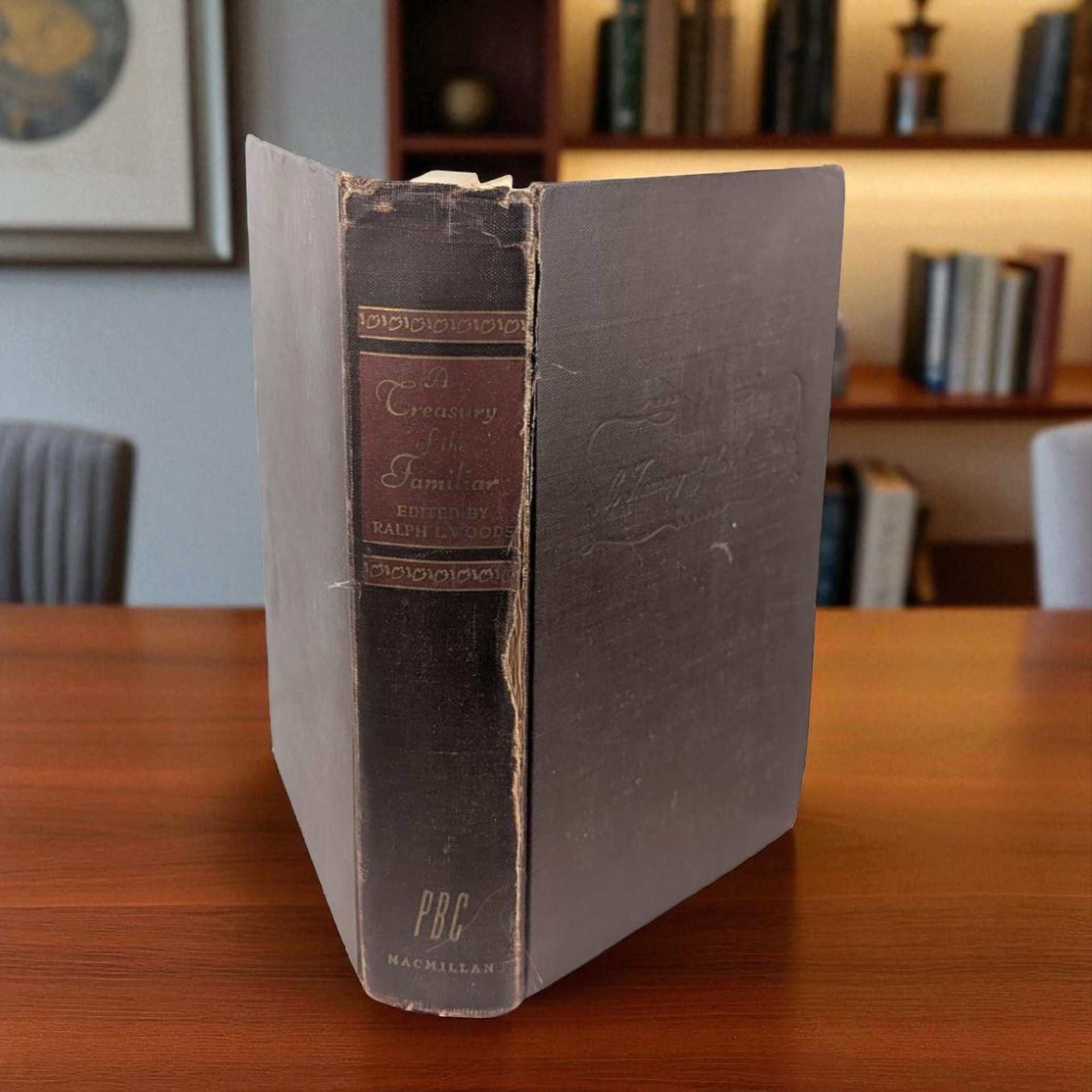 1944 'A Treasury of the Familiar' Hardcover Book