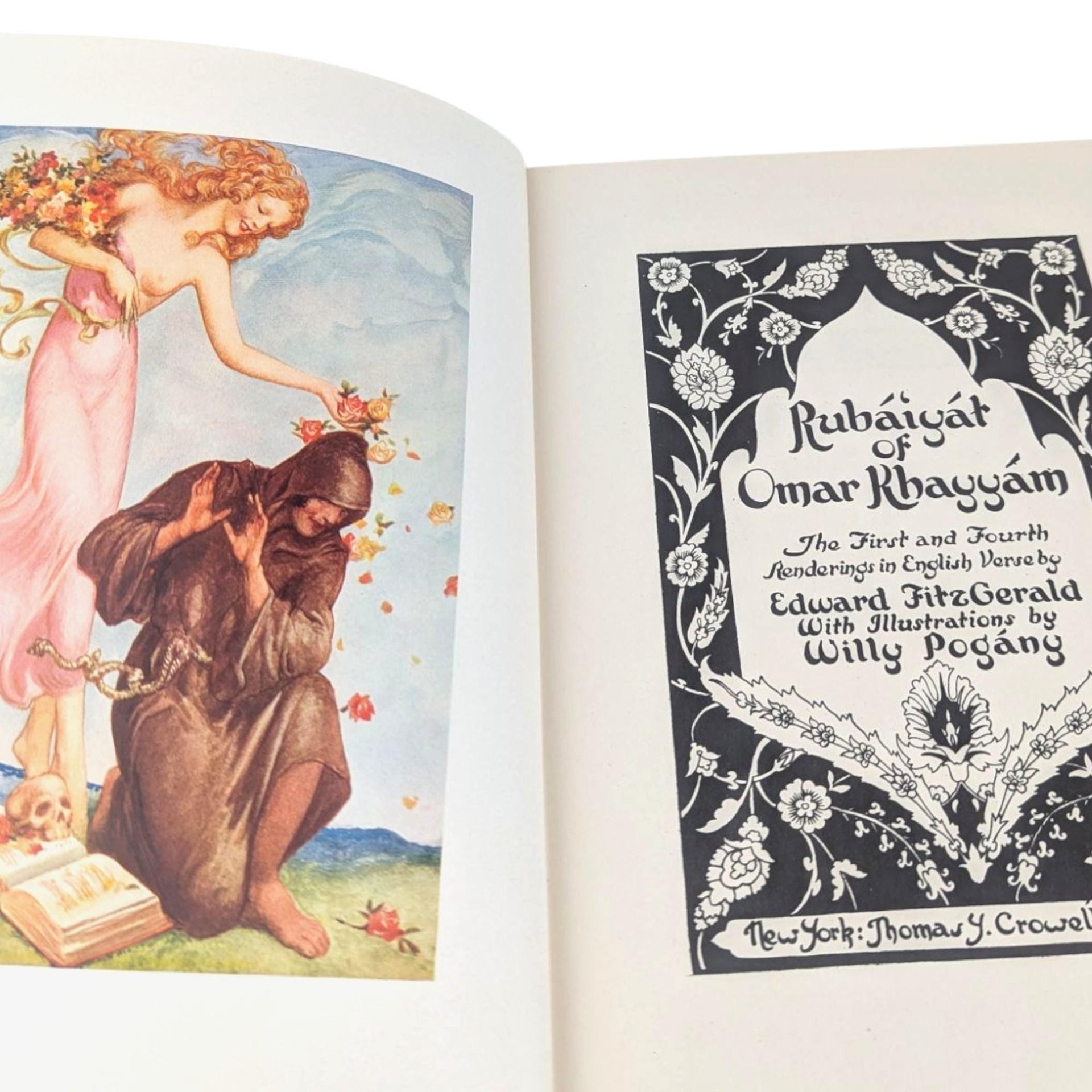 1930s Rubaiyat of Omar Khayyam Willie Pogany Hardcover Book