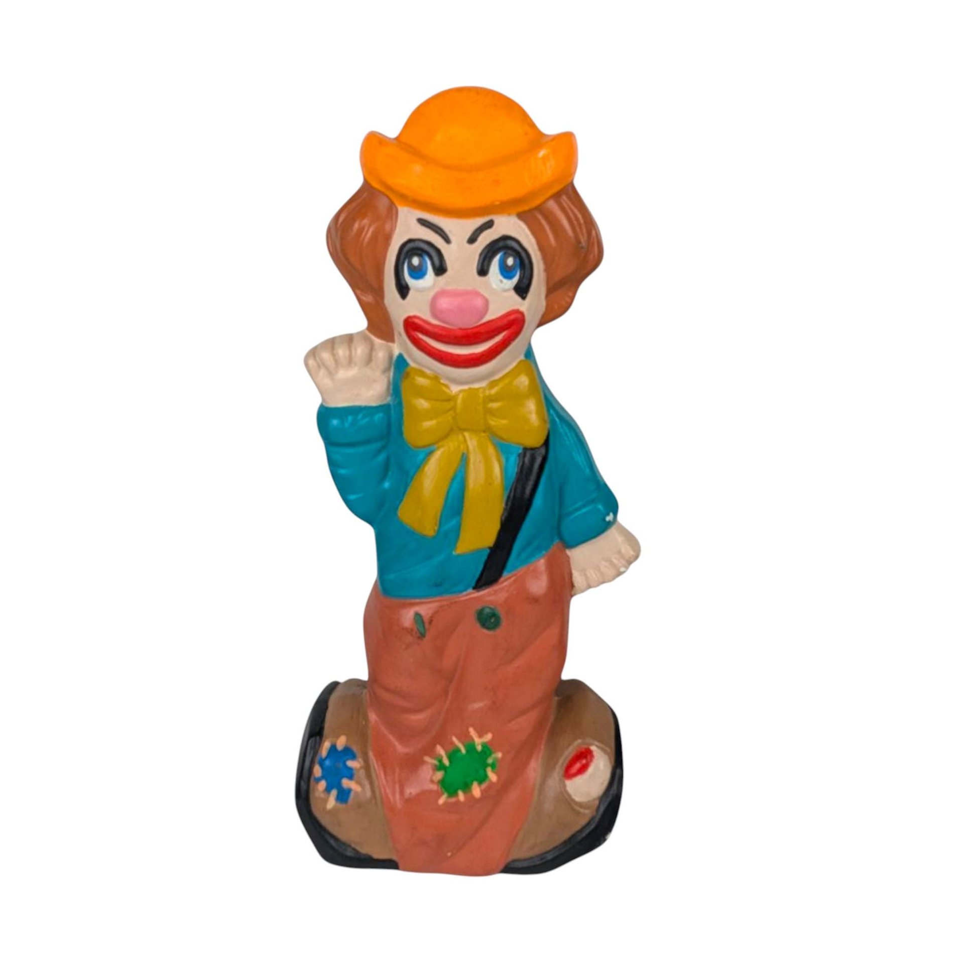 1975 Happy and Sad Ceramic Clown Banks Pair