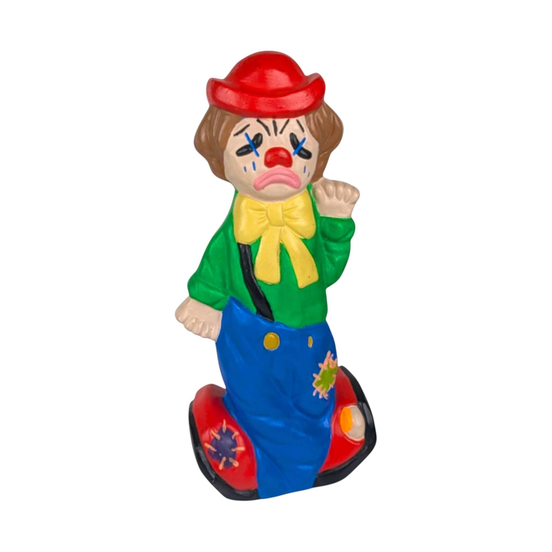 1975 Happy and Sad Ceramic Clown Banks Pair