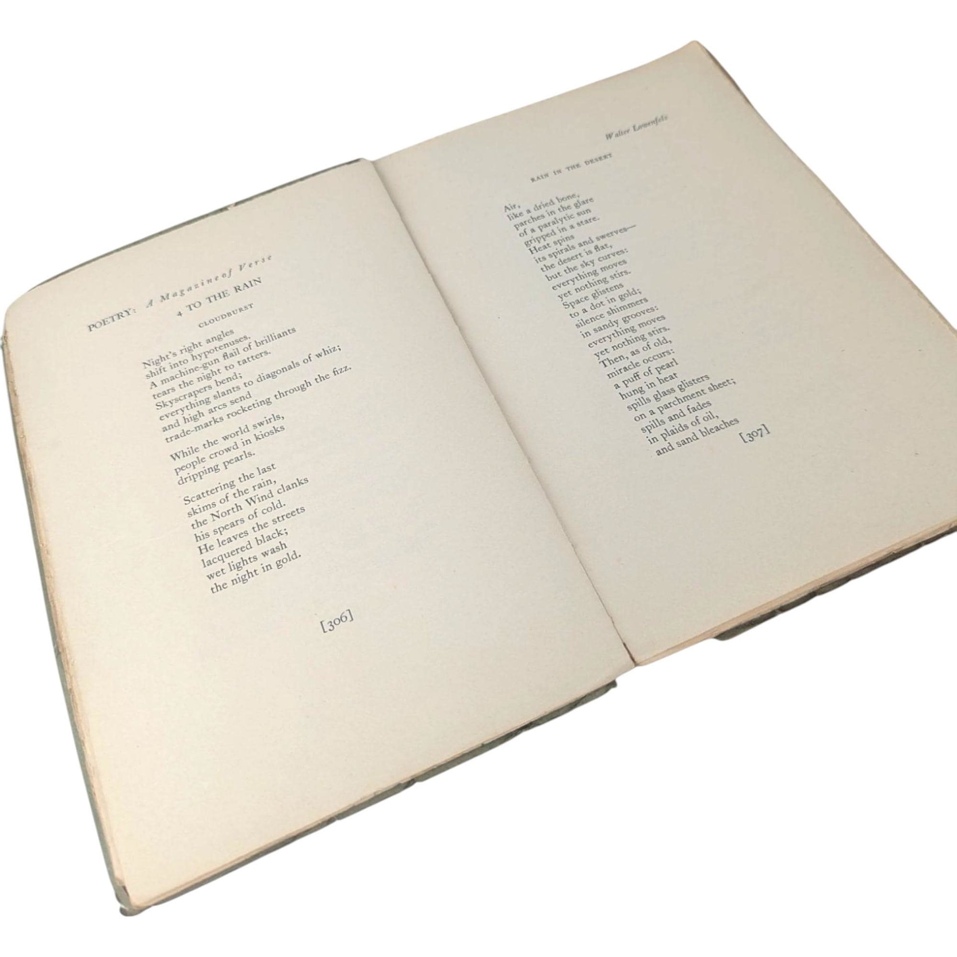 March 1927 'Poetry A Magazine of Verse' Softcover