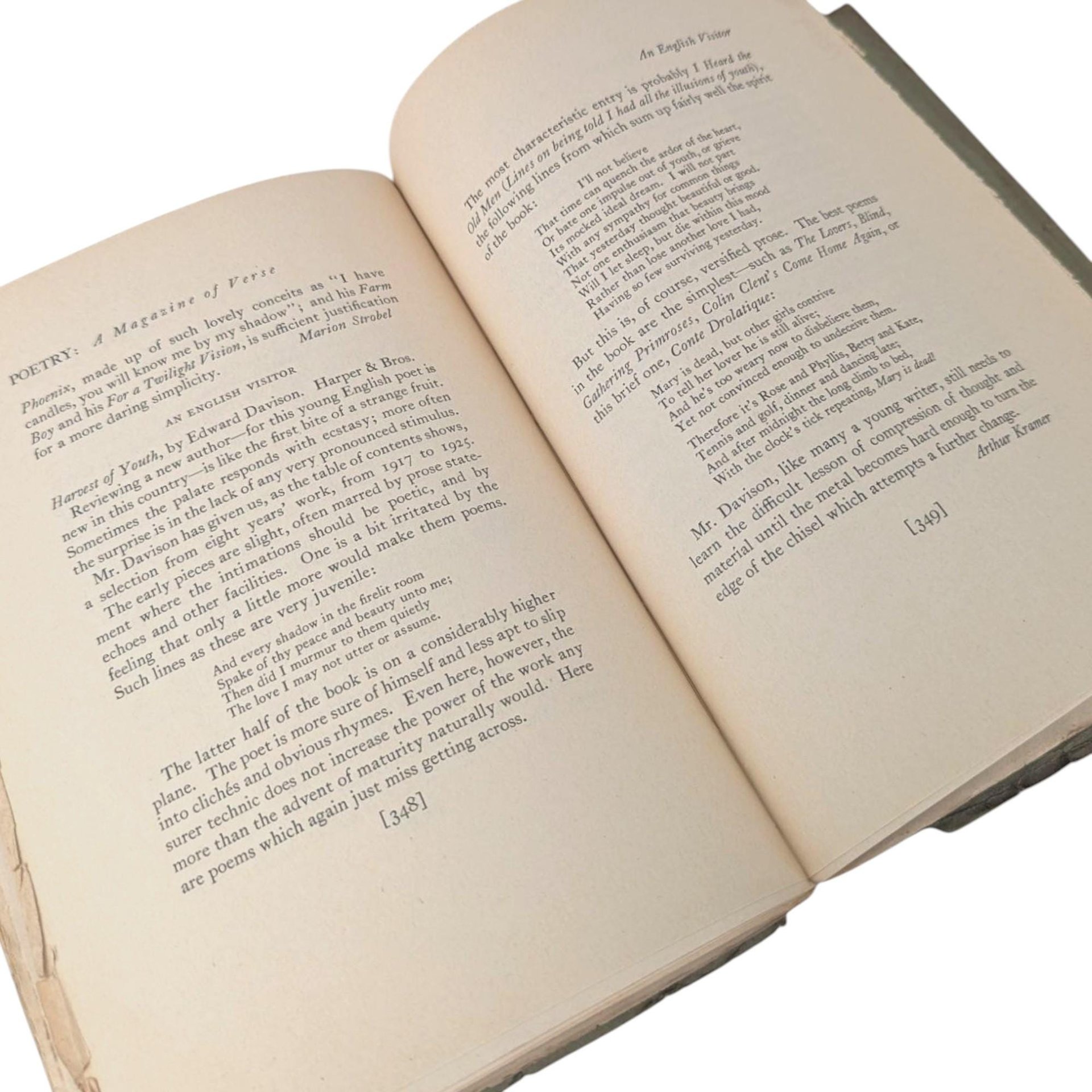 March 1927 'Poetry A Magazine of Verse' Softcover