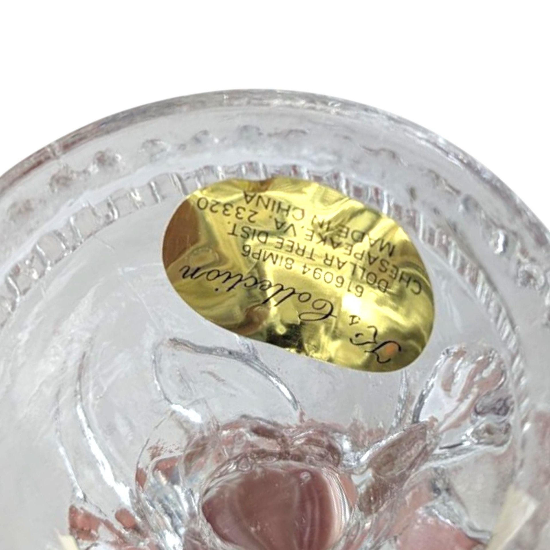 Vintage K's Collection Clear Glass Cherub Taper Candle Holders