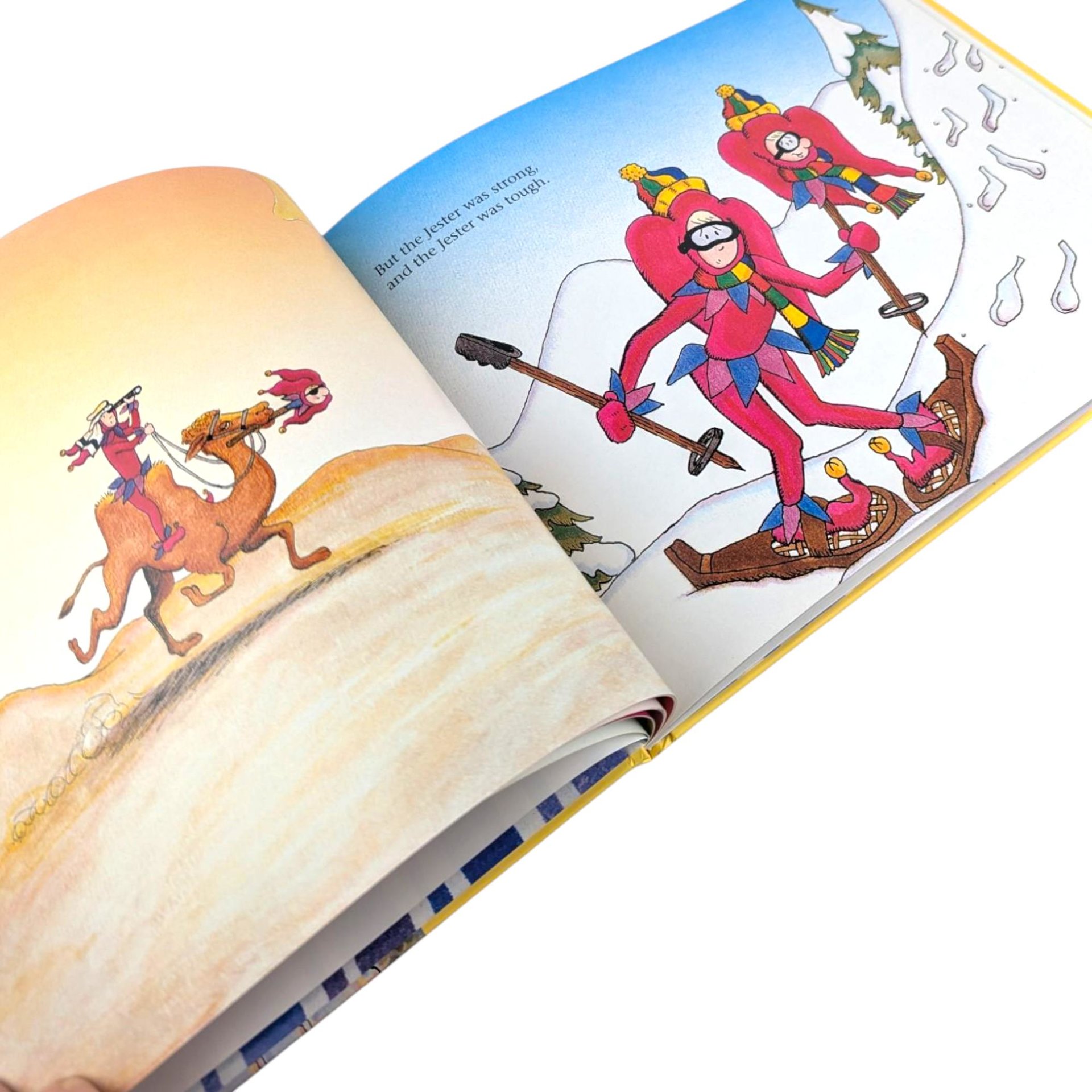 1995 'The Jester Has Lost His Jingle' by David Saltzman Hardcover Book