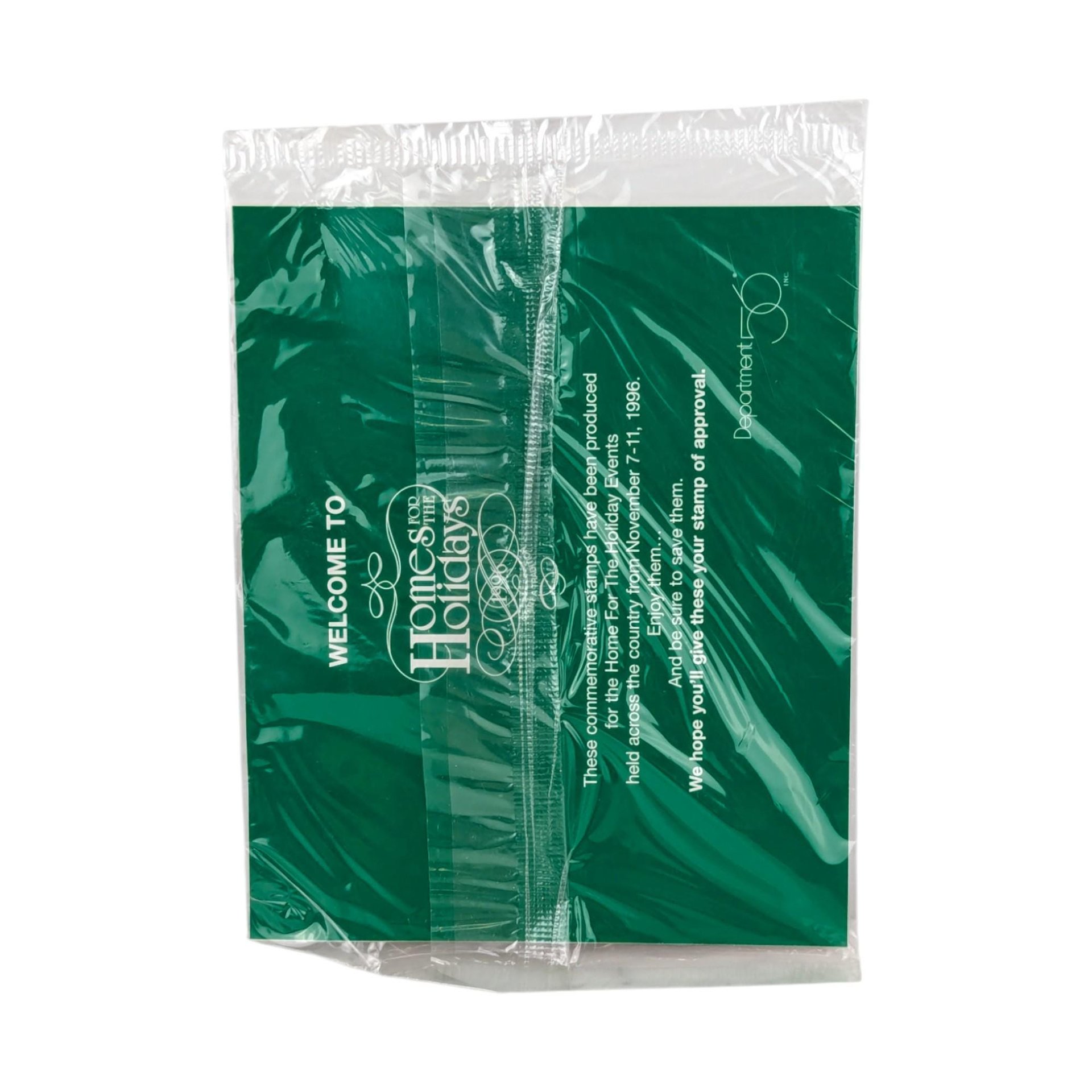 1996 Dept 56 Homes For The Holidays Commemorative Stamps