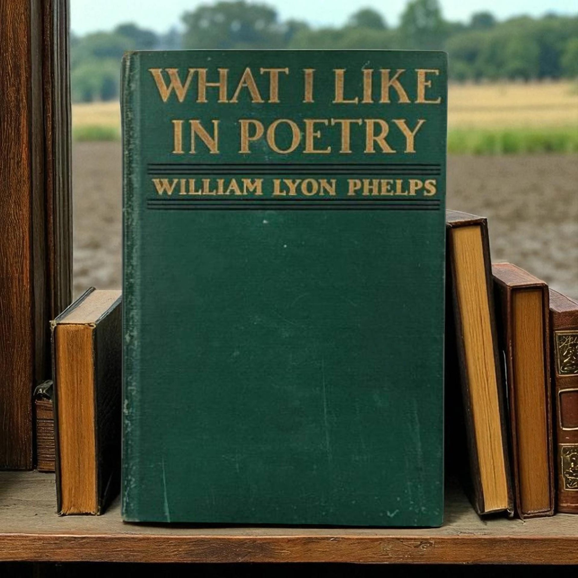 1934 'What I Like In Poetry' by William Lyon Phelps Hardcover Book