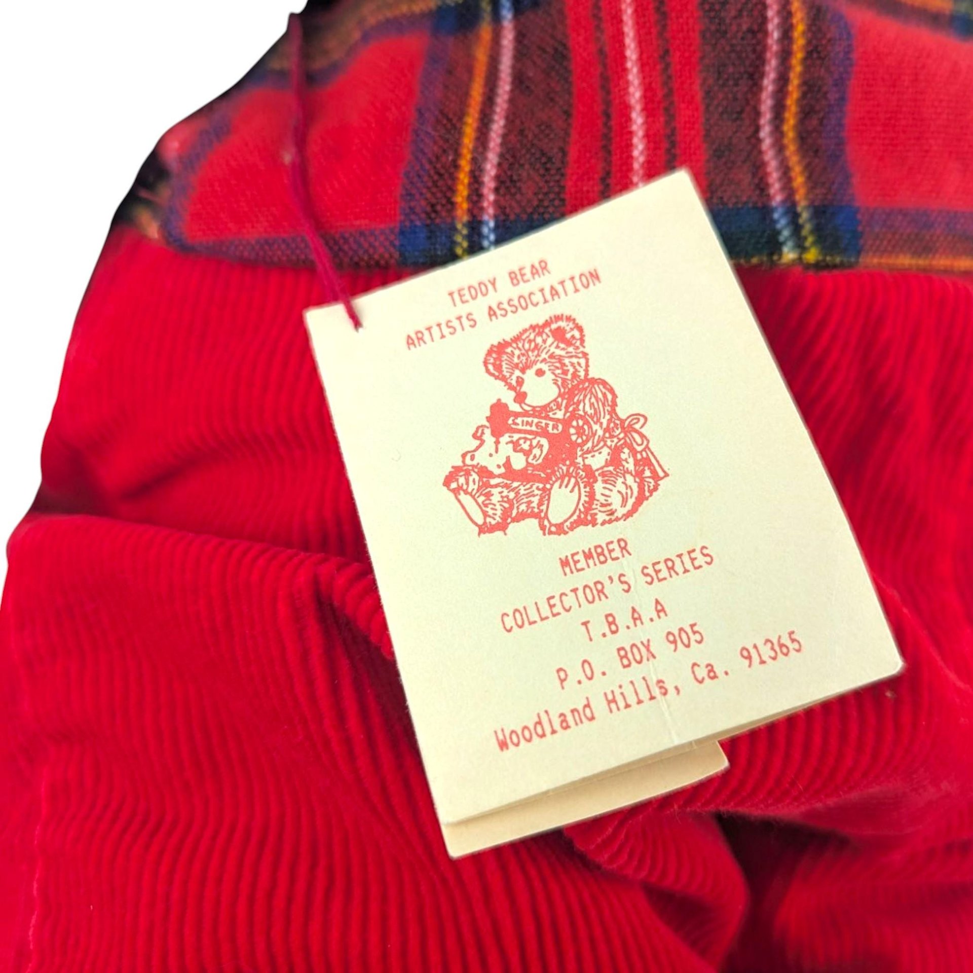 Artist Standing Teddy Bear 'Ted Edward' by Mary L. Thiele