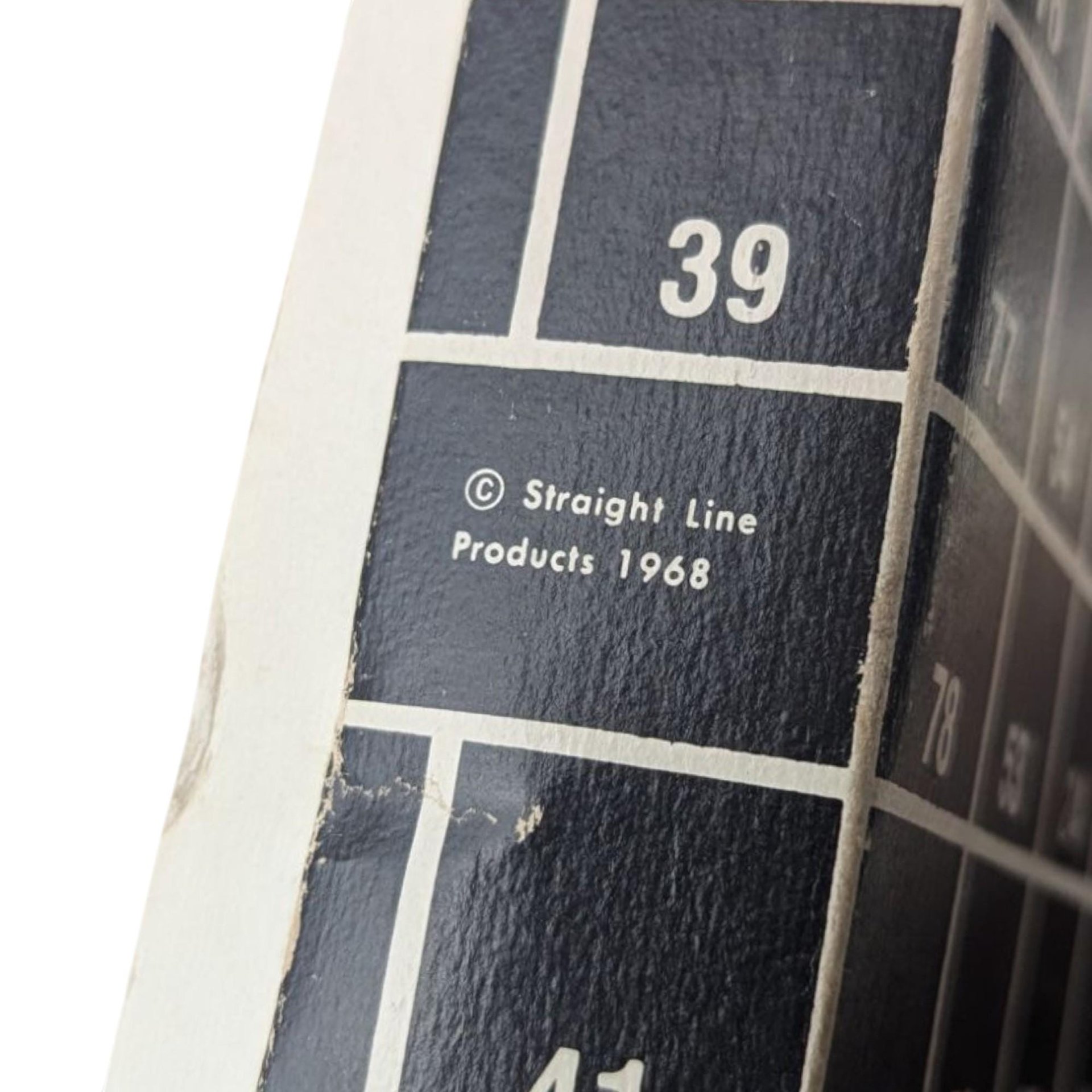 1968 'Five Straight' Pegboard Strategy Game