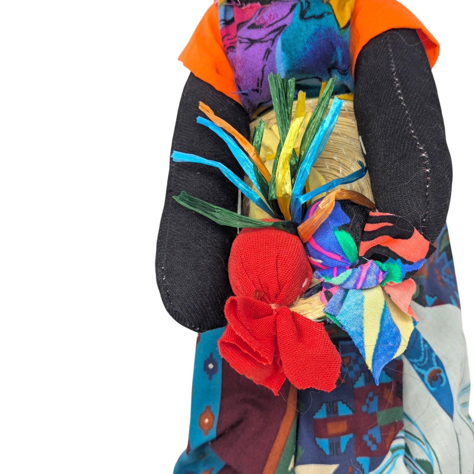 Vintage Handmade Jointed Folk Art Doll