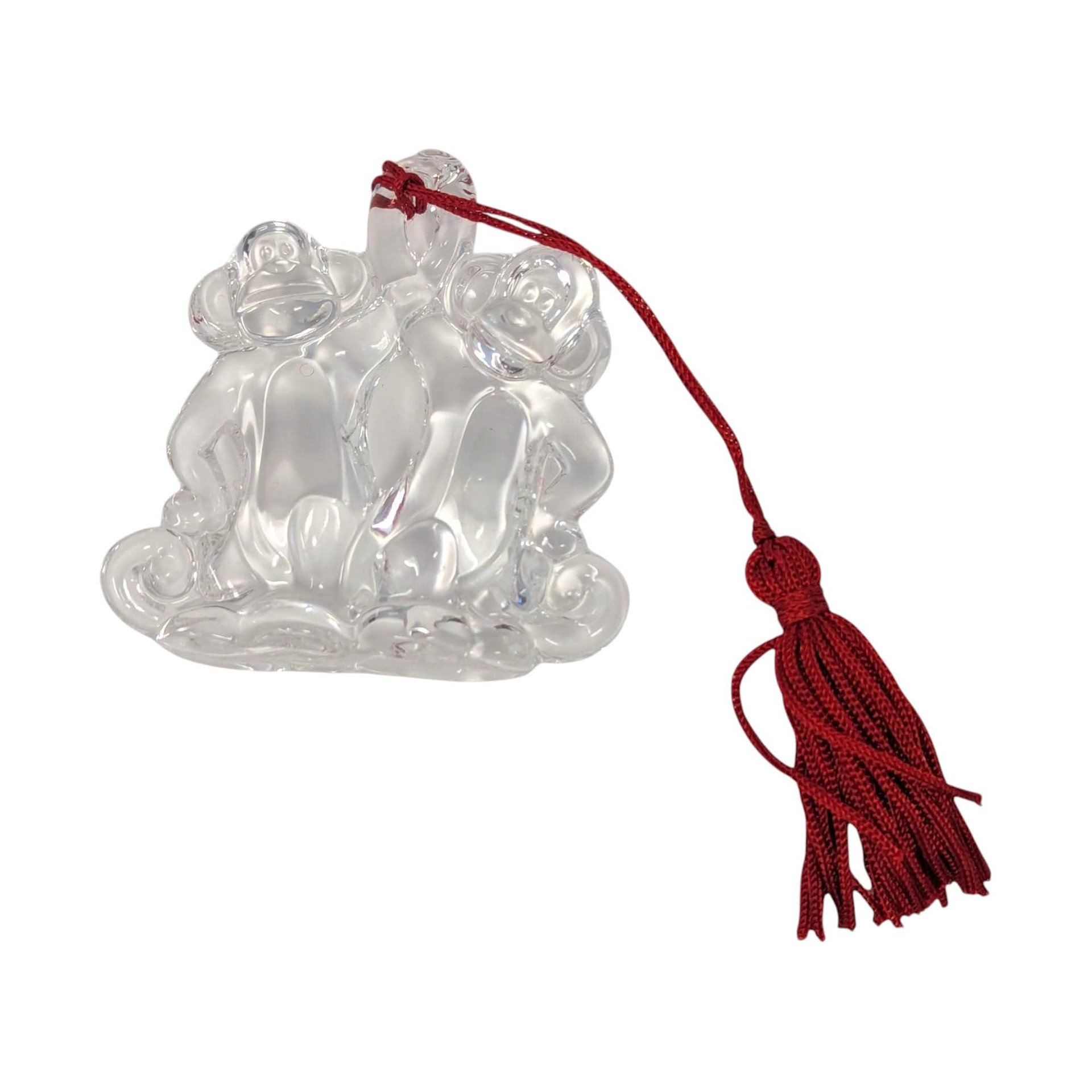 Vintage Marquis by Waterford Noah's Ark Monkeys Ornament