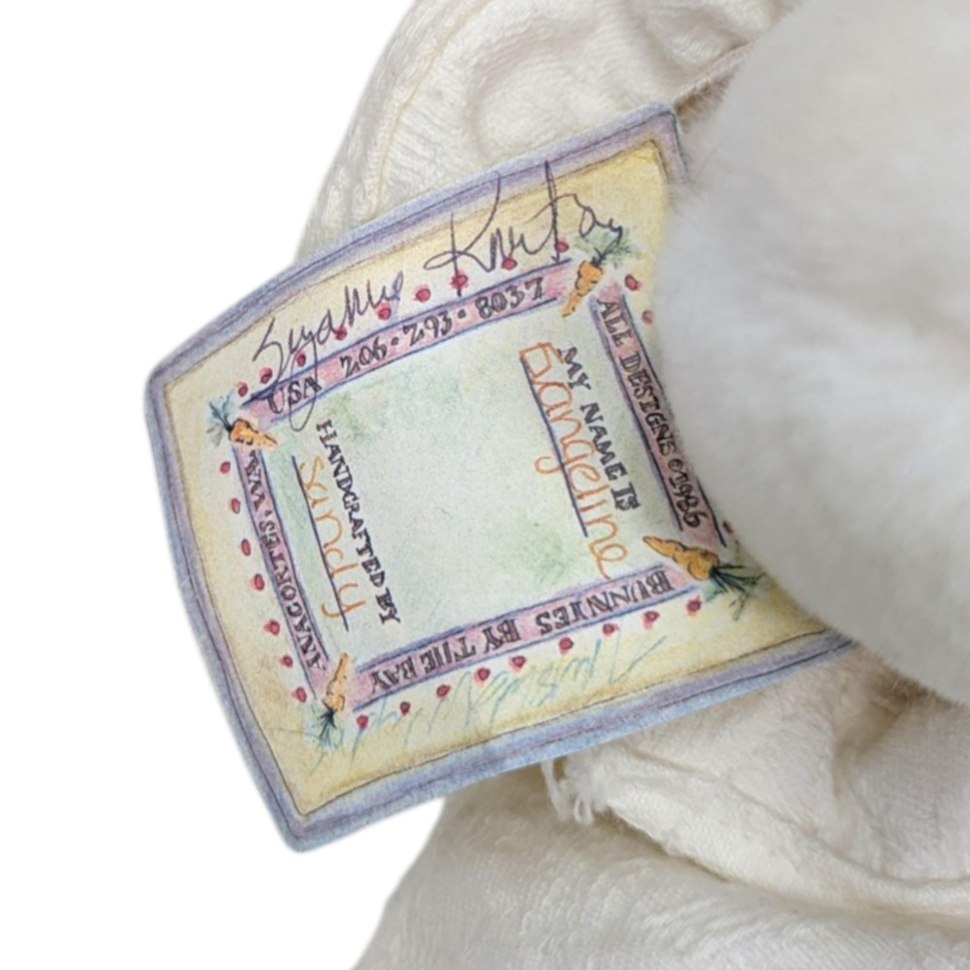 Vintage Bunnies By the Bay Large Artisan Bunny