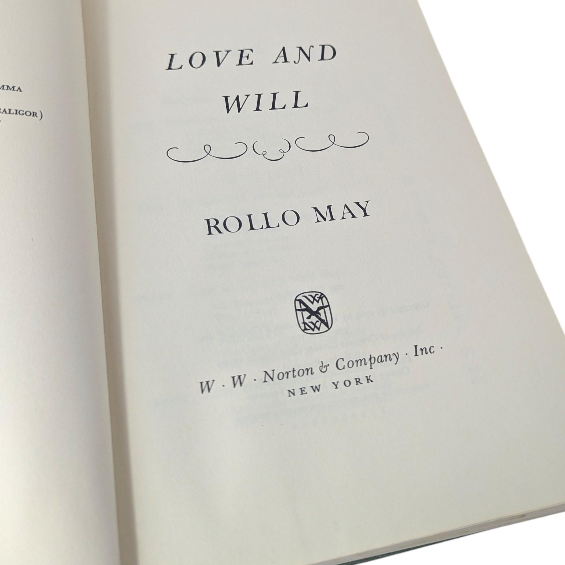 1969 Love and Will by Rollo May, Hardcover