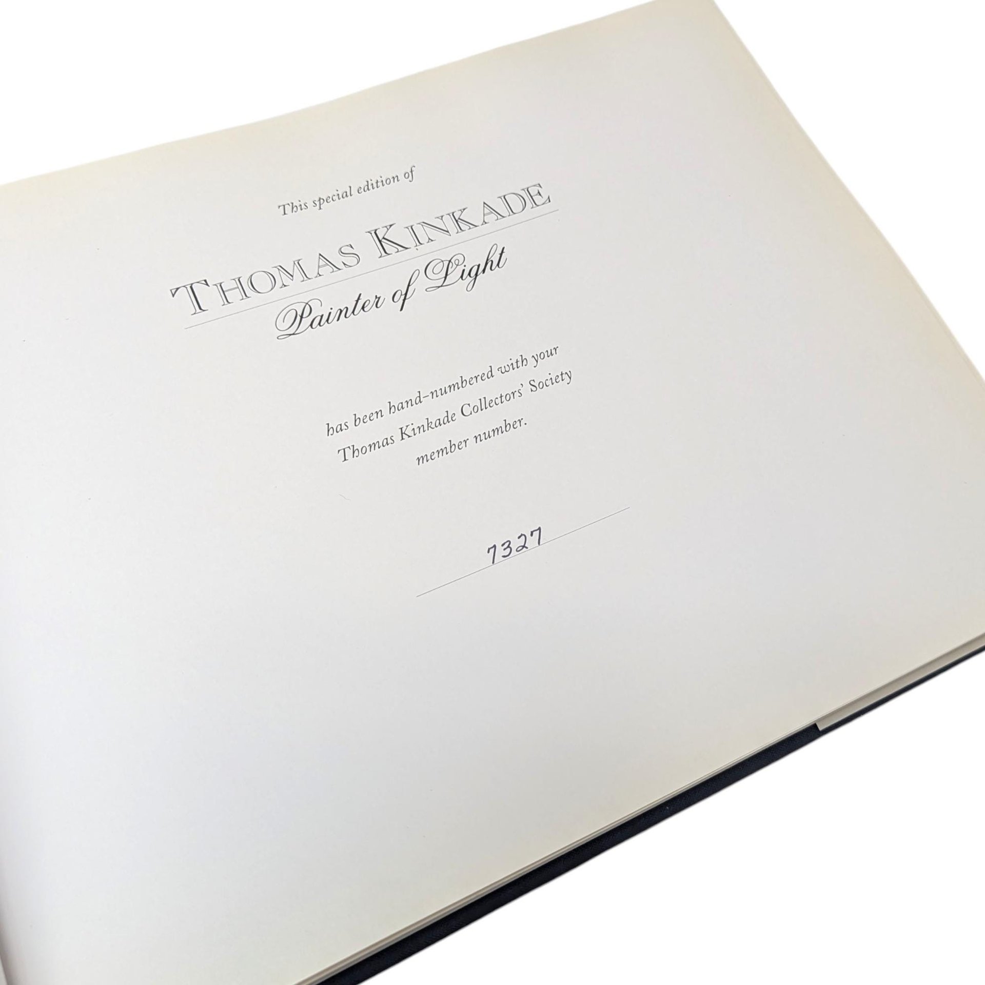 1993 Thomas Kinkade Painter of Light Hardcover Art Book