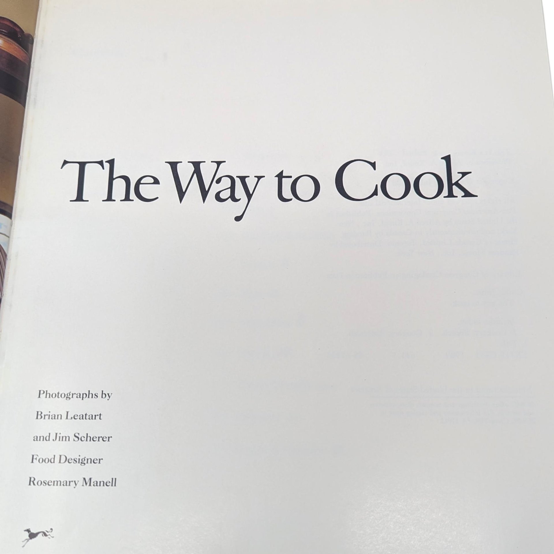 1989 Julia Child The Way To Cook Hardcover