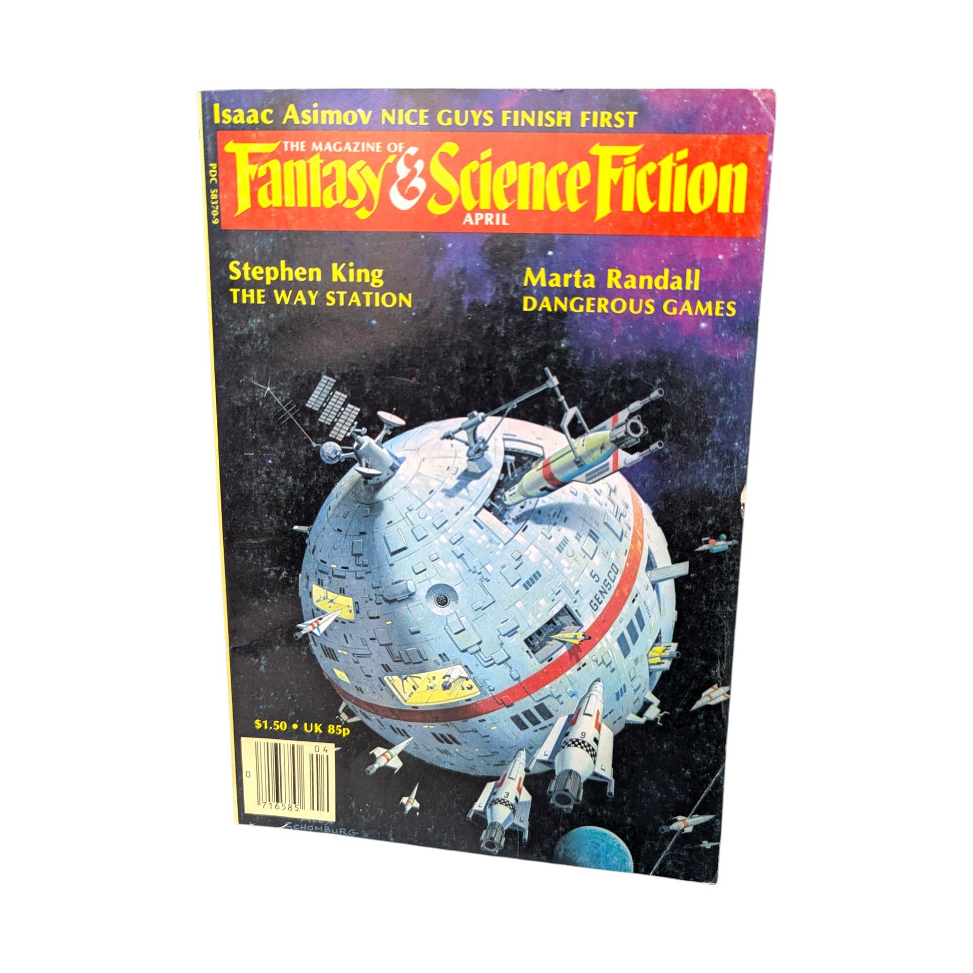 Set of 6 Vintage Fantasy and Science Fiction Magazines