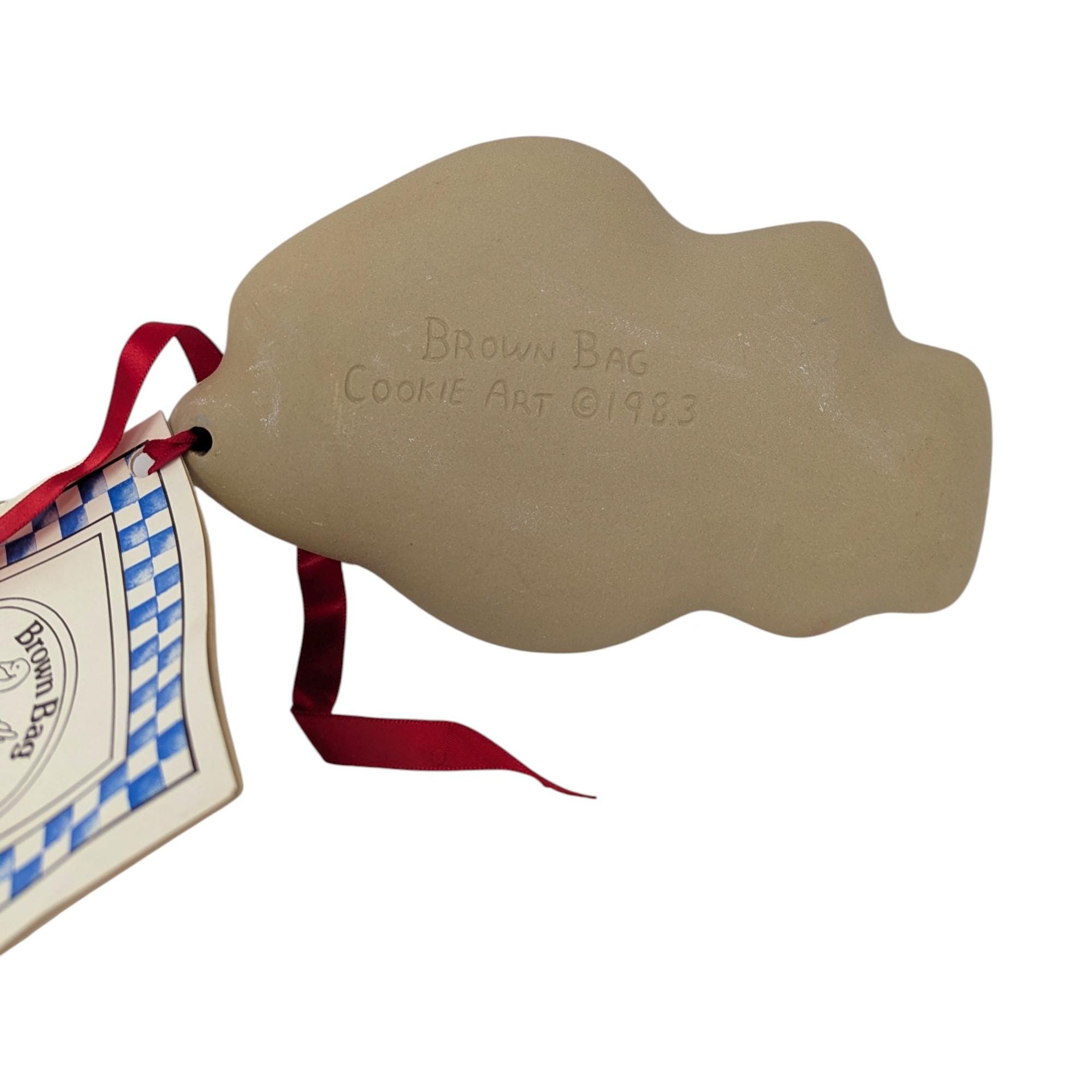1983 Brown Bag Cookie Art Shortbread Mold