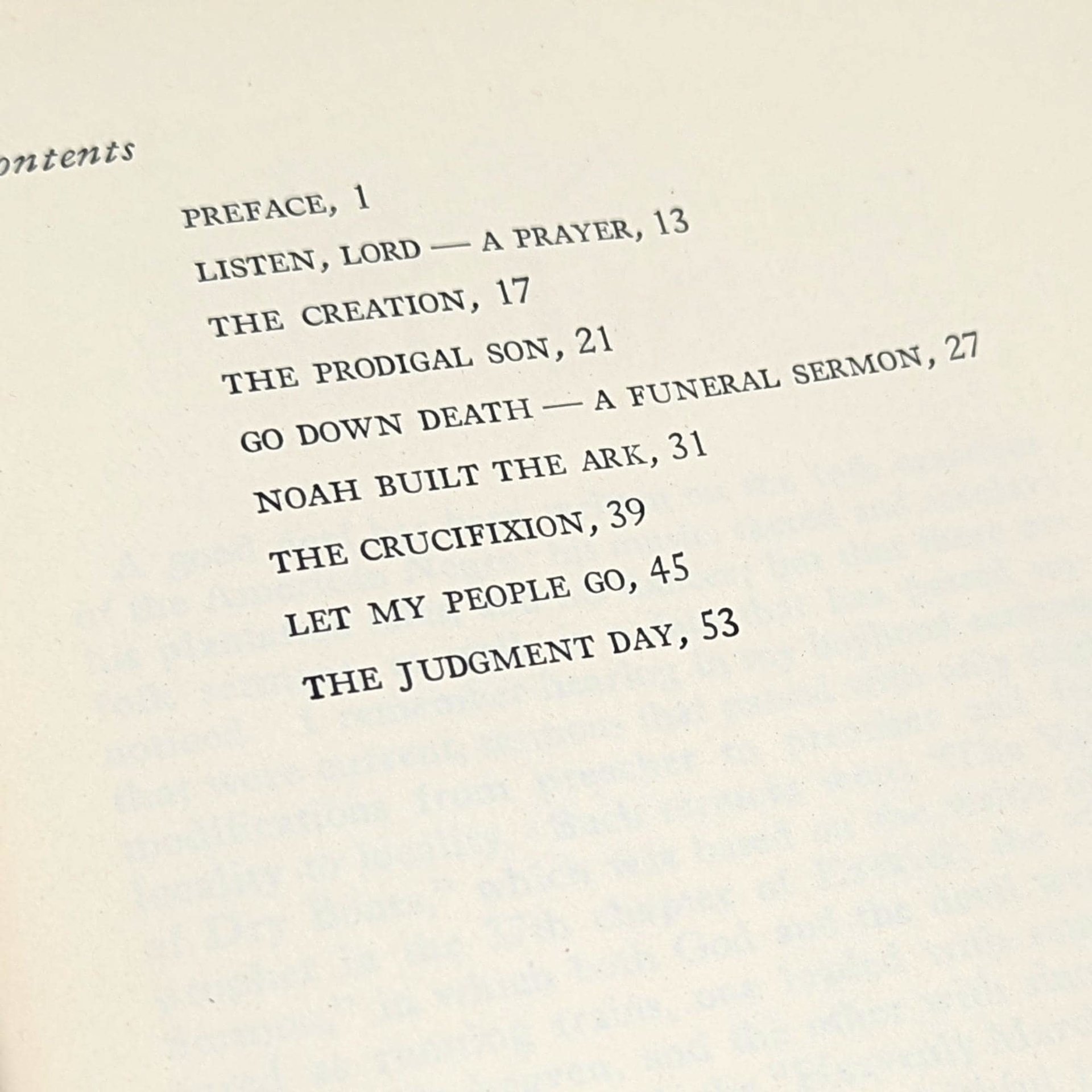 1951 God's Trombones by James Weldon Johnson Hardcover