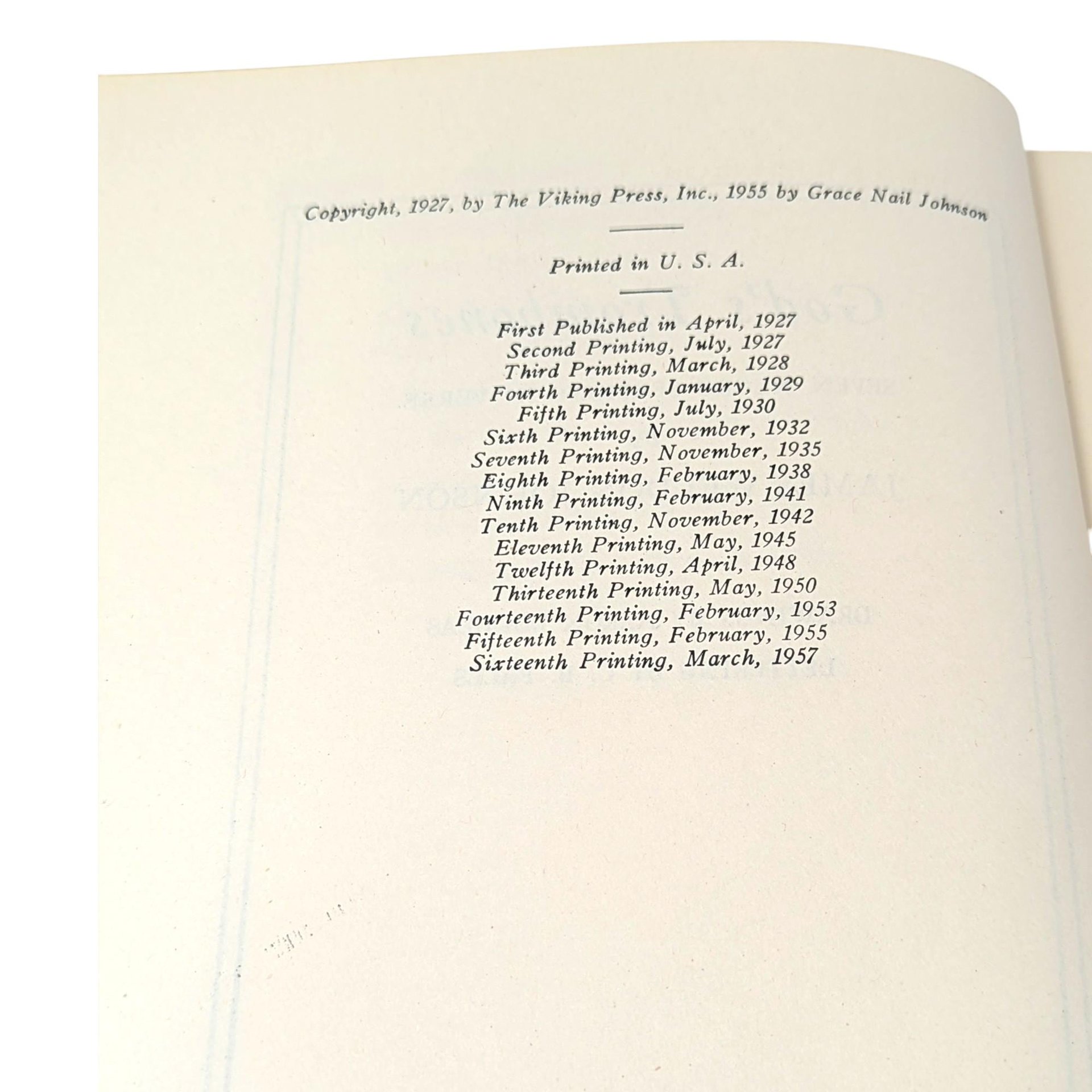 1951 God's Trombones by James Weldon Johnson Hardcover