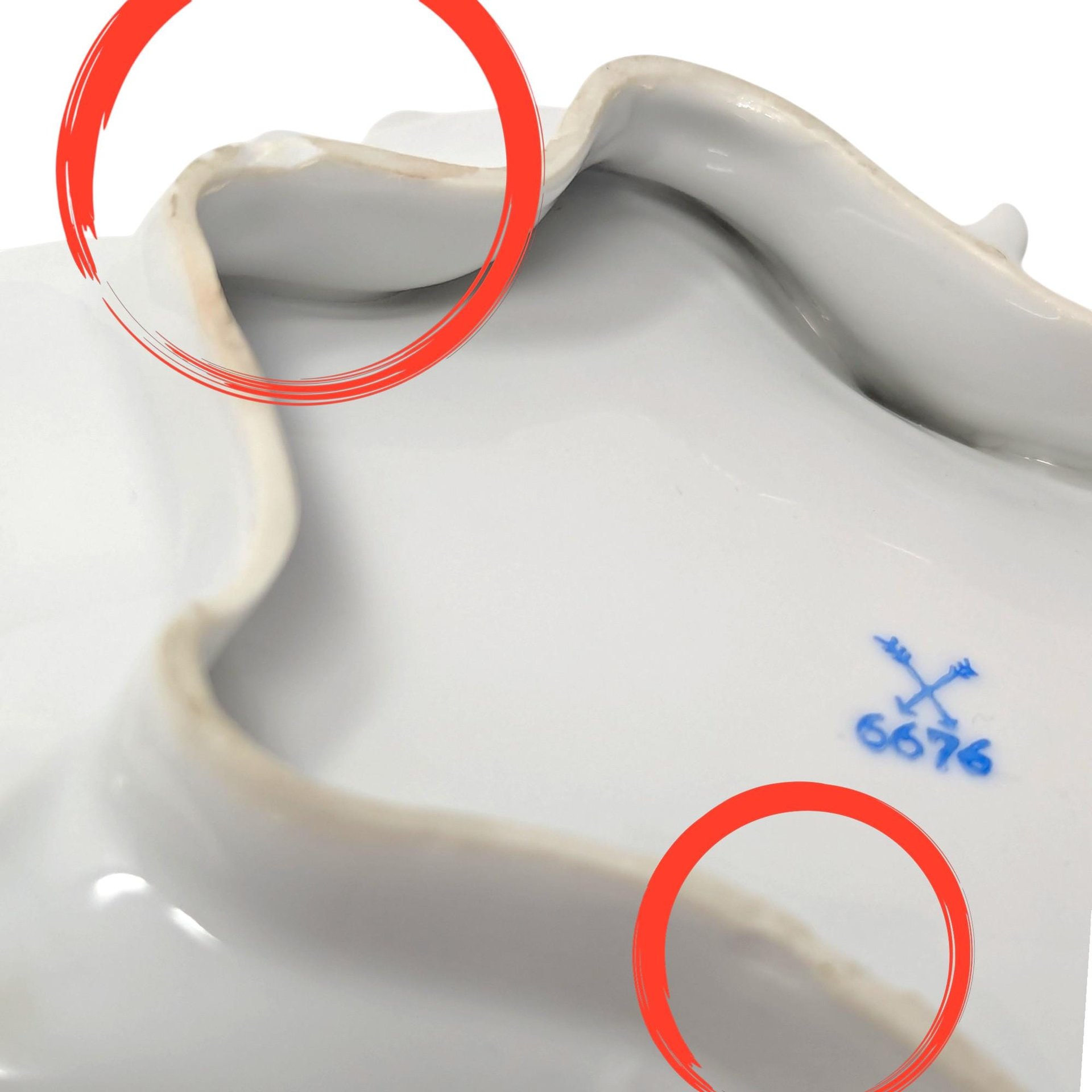 Vintage Arnart Porcelain Floral Dish