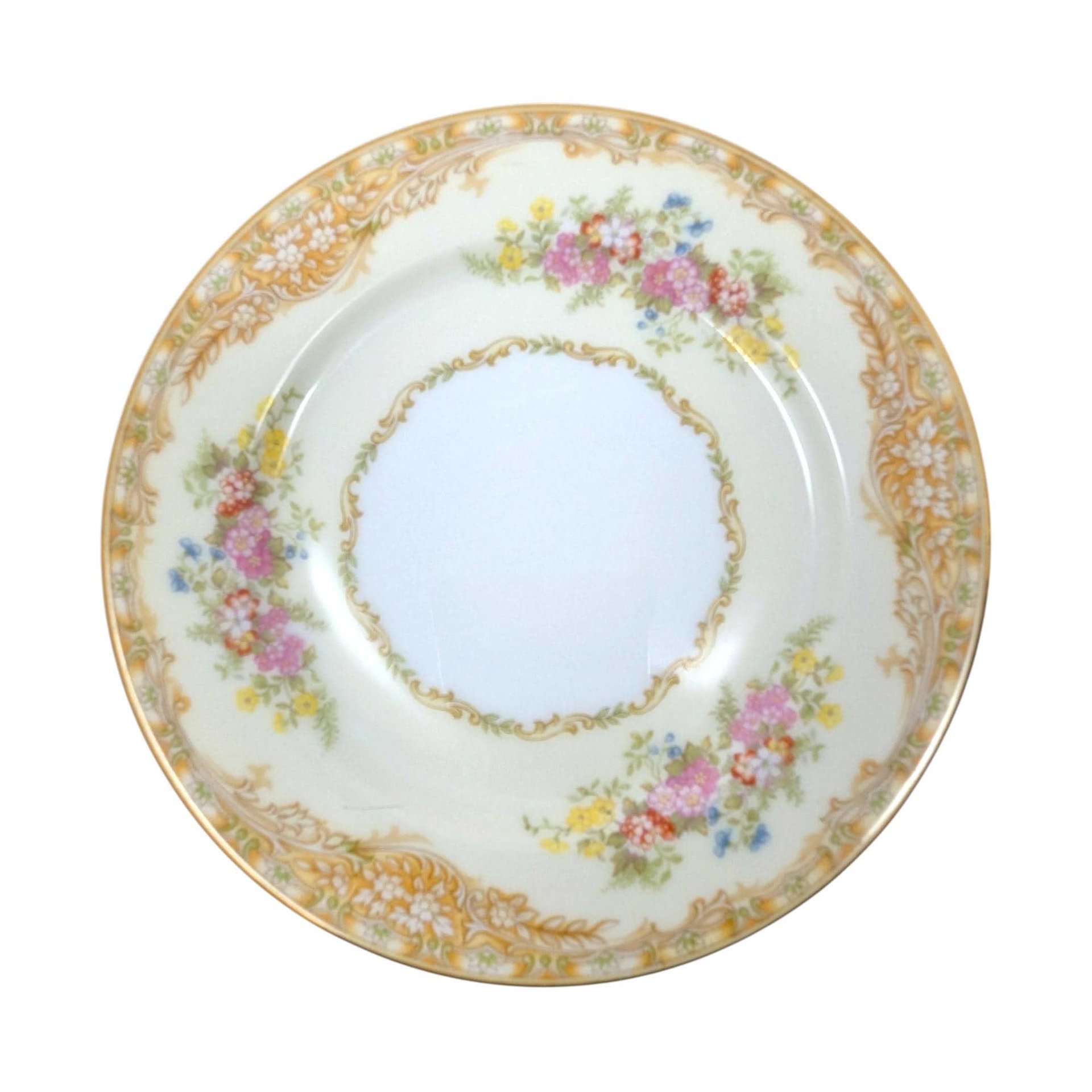 Vintage Noritake Soup Cup and Saucer Set of Four