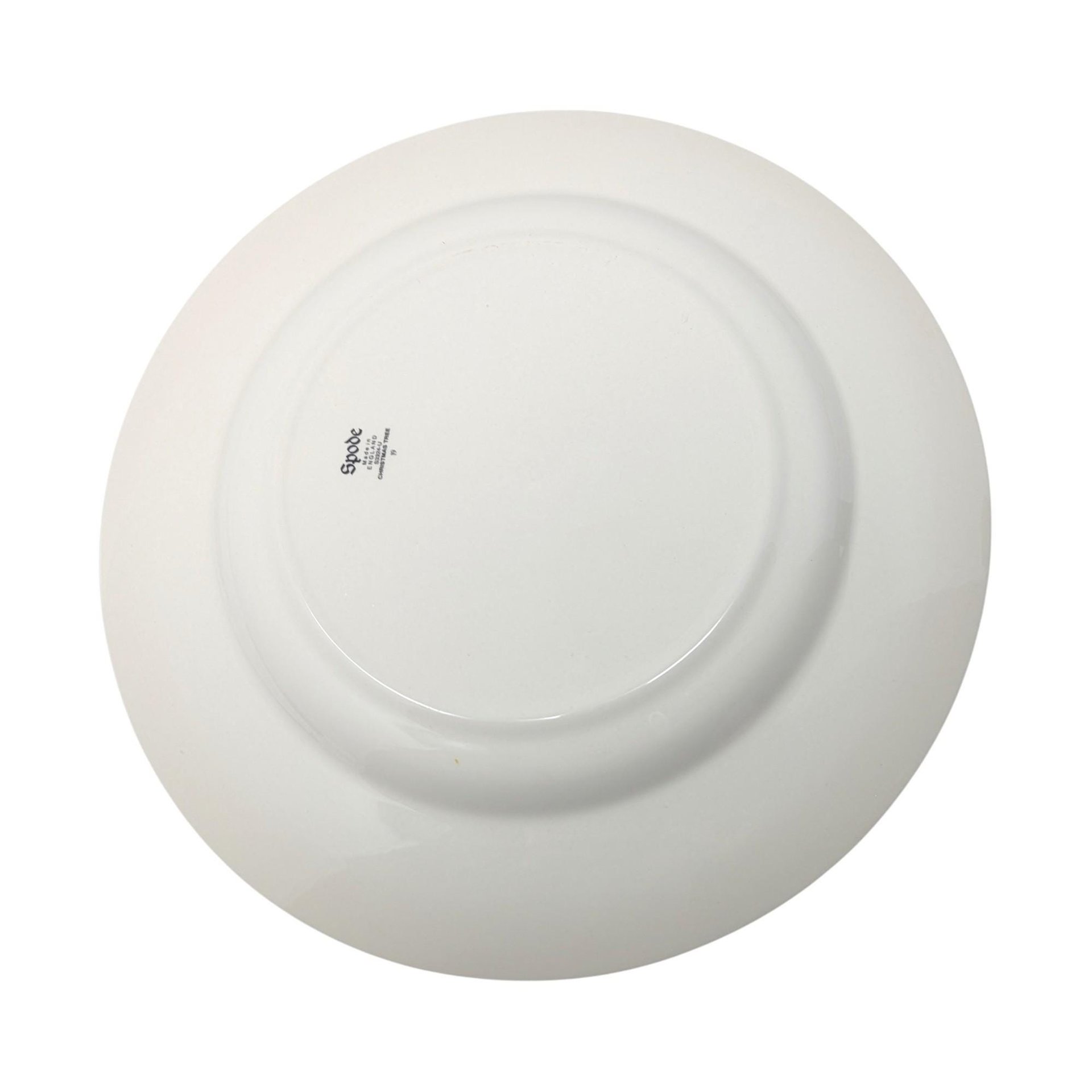 Vintage Spode Christmas Tree Cookies for Santa Plate