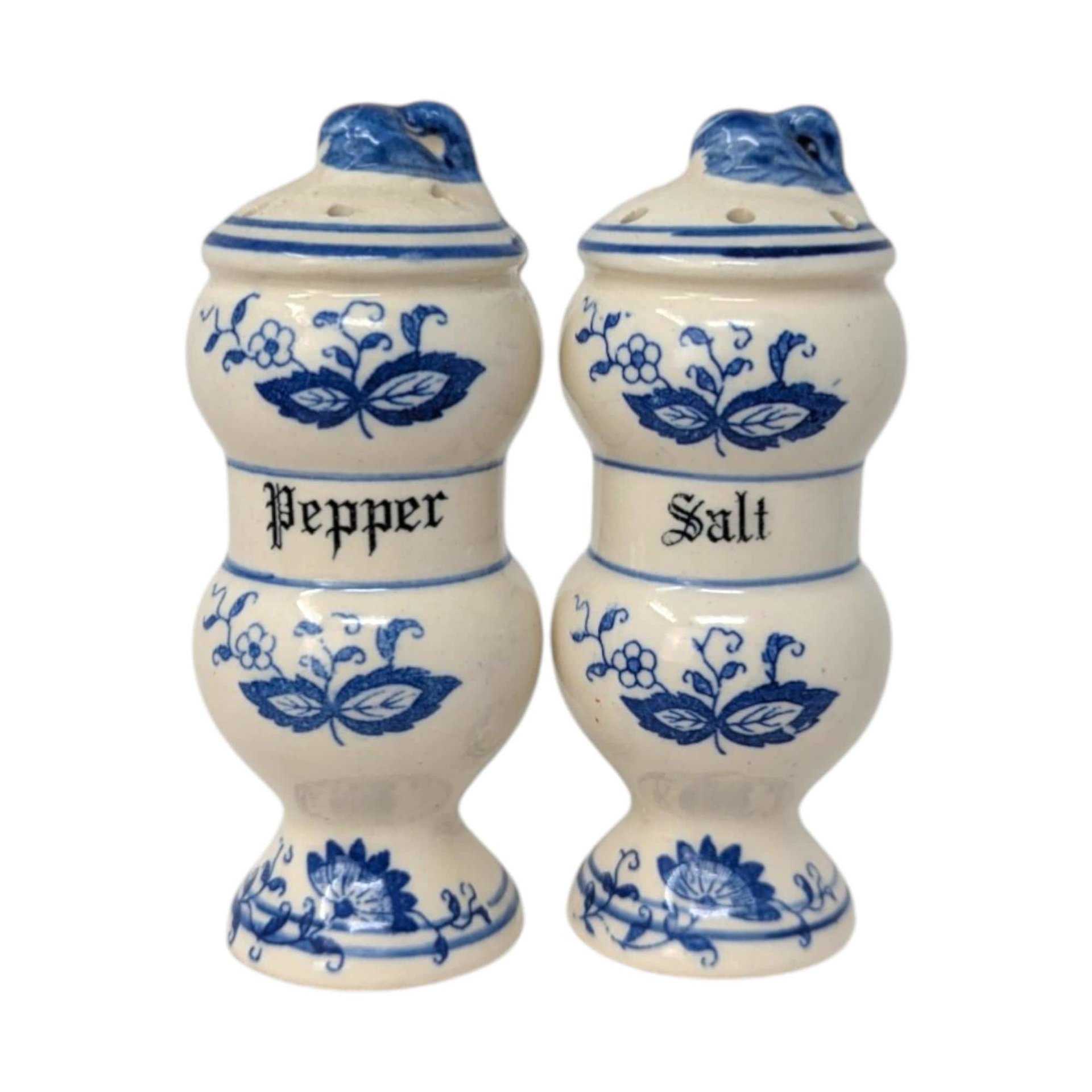 Vintage Watkins Blue Onion Shakers