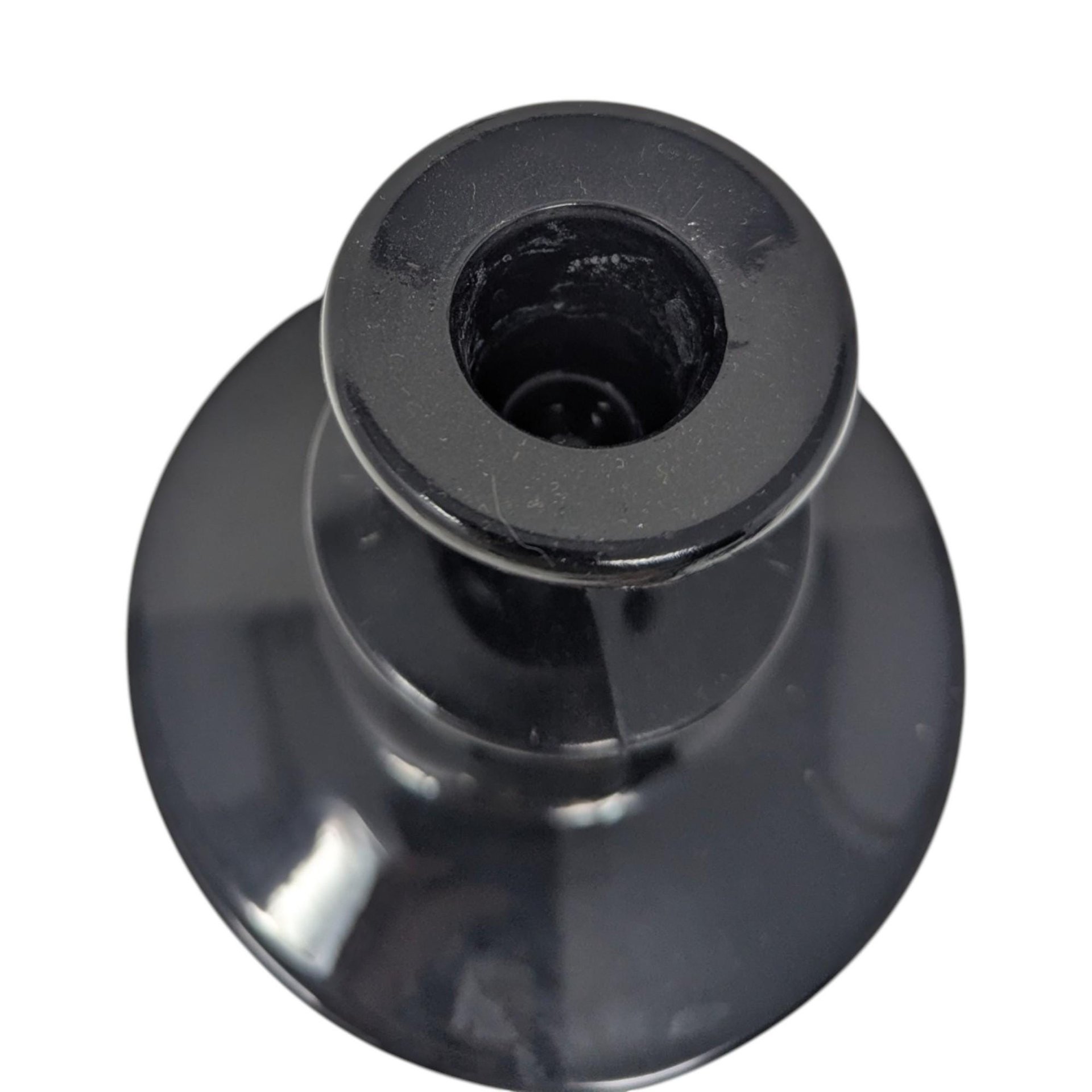 Vintage Black Amethyst Candle Set