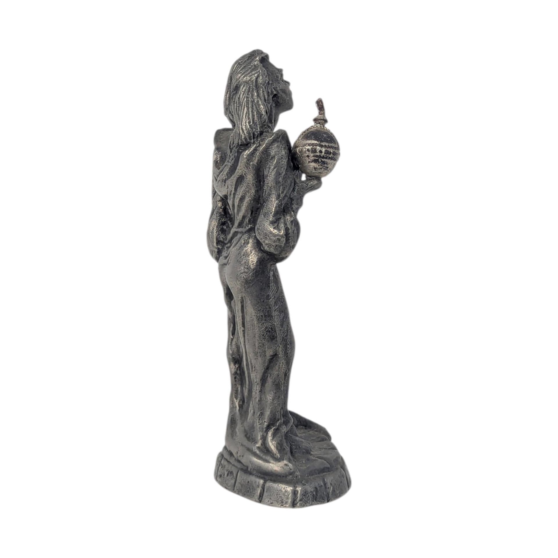 Vintage Michael Ricker Pewter Female Form Figurine
