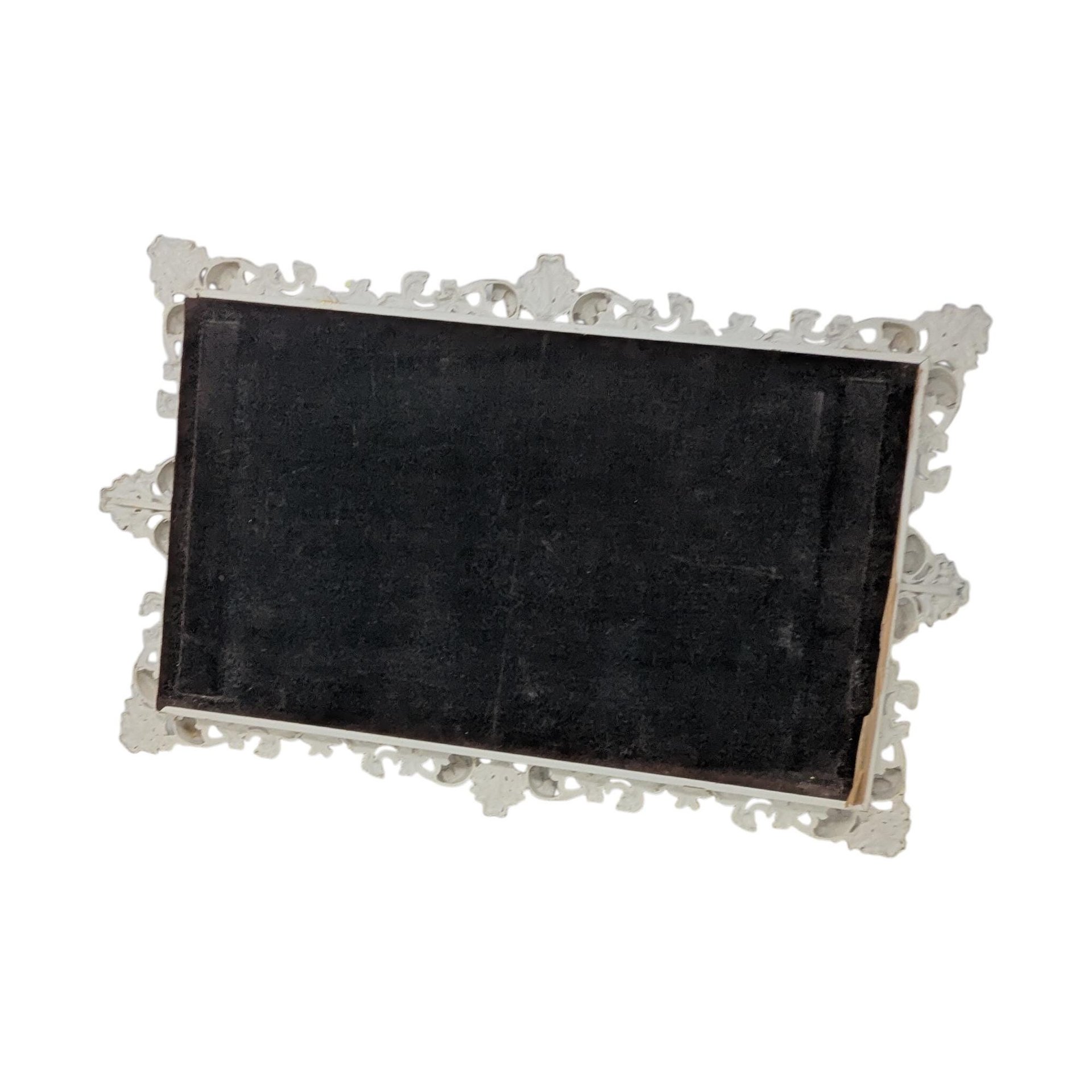 Large Antique Mirrored Gallery Tray