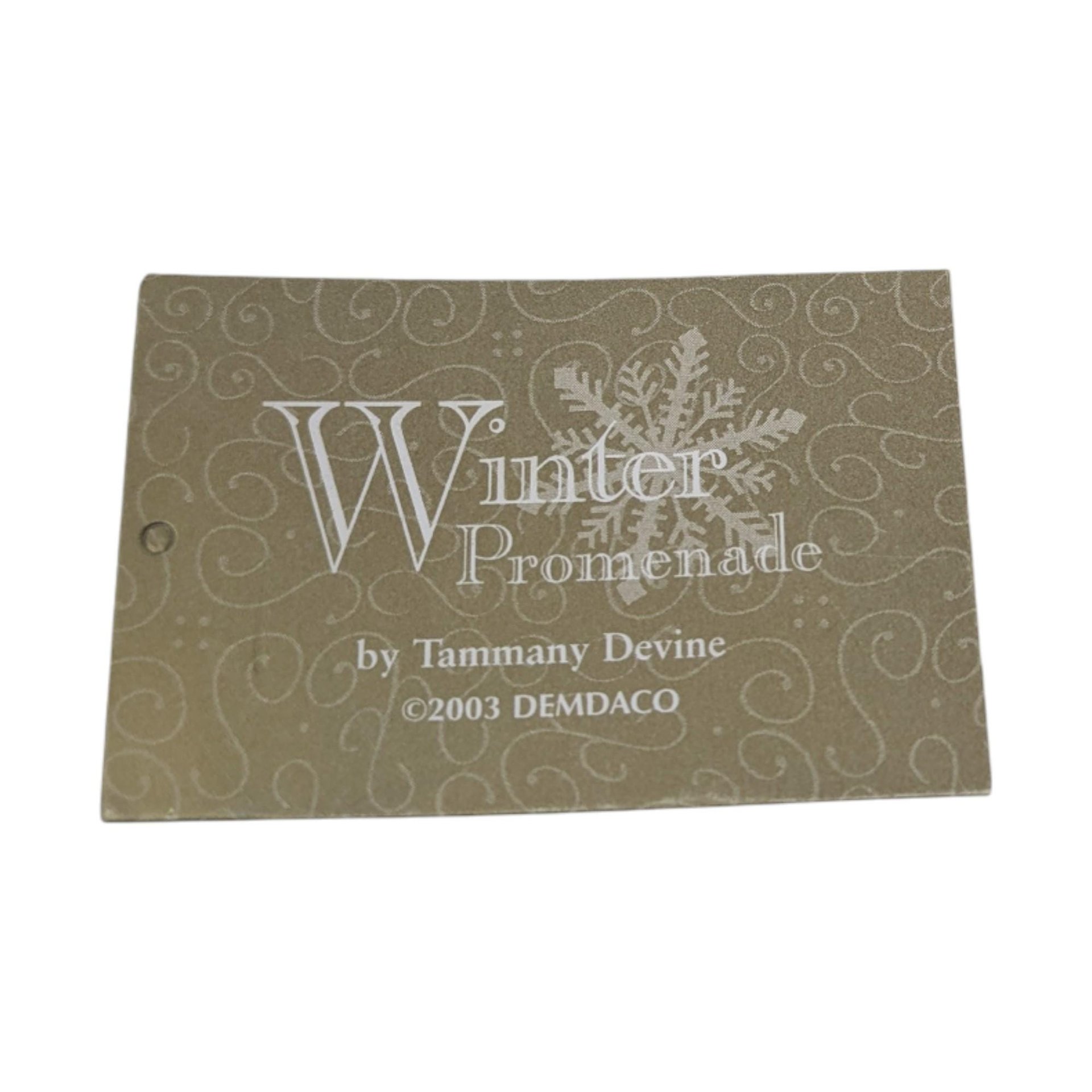 2003 Demdaco Winter Promenade Gift of Friendship Figurine