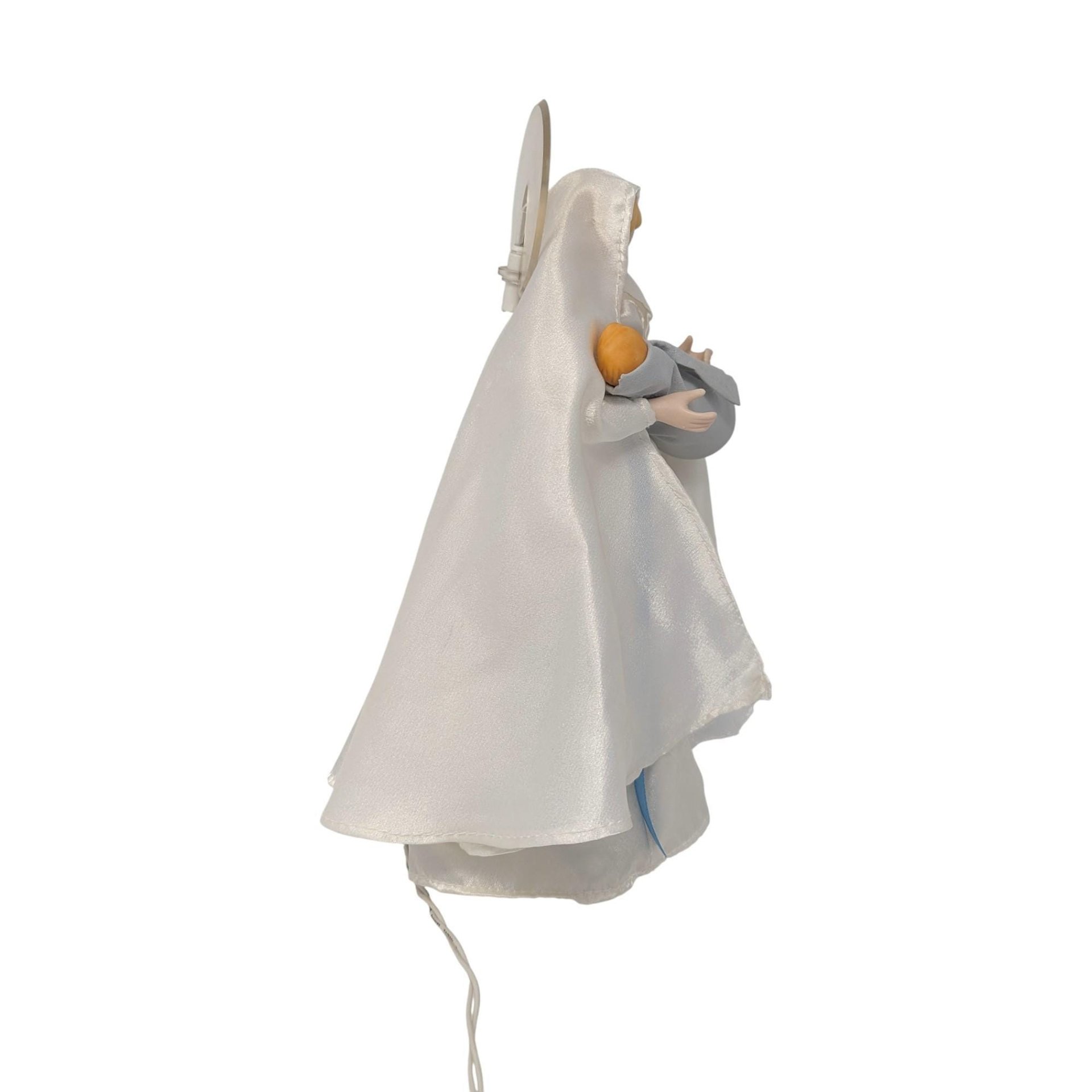 1965 Light Up Mary and Baby Jesus Tree Topper