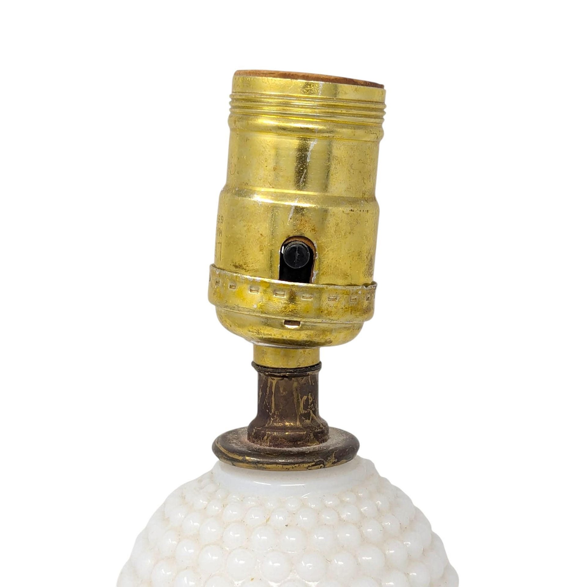 Vintage Milk Glass Table Lamp