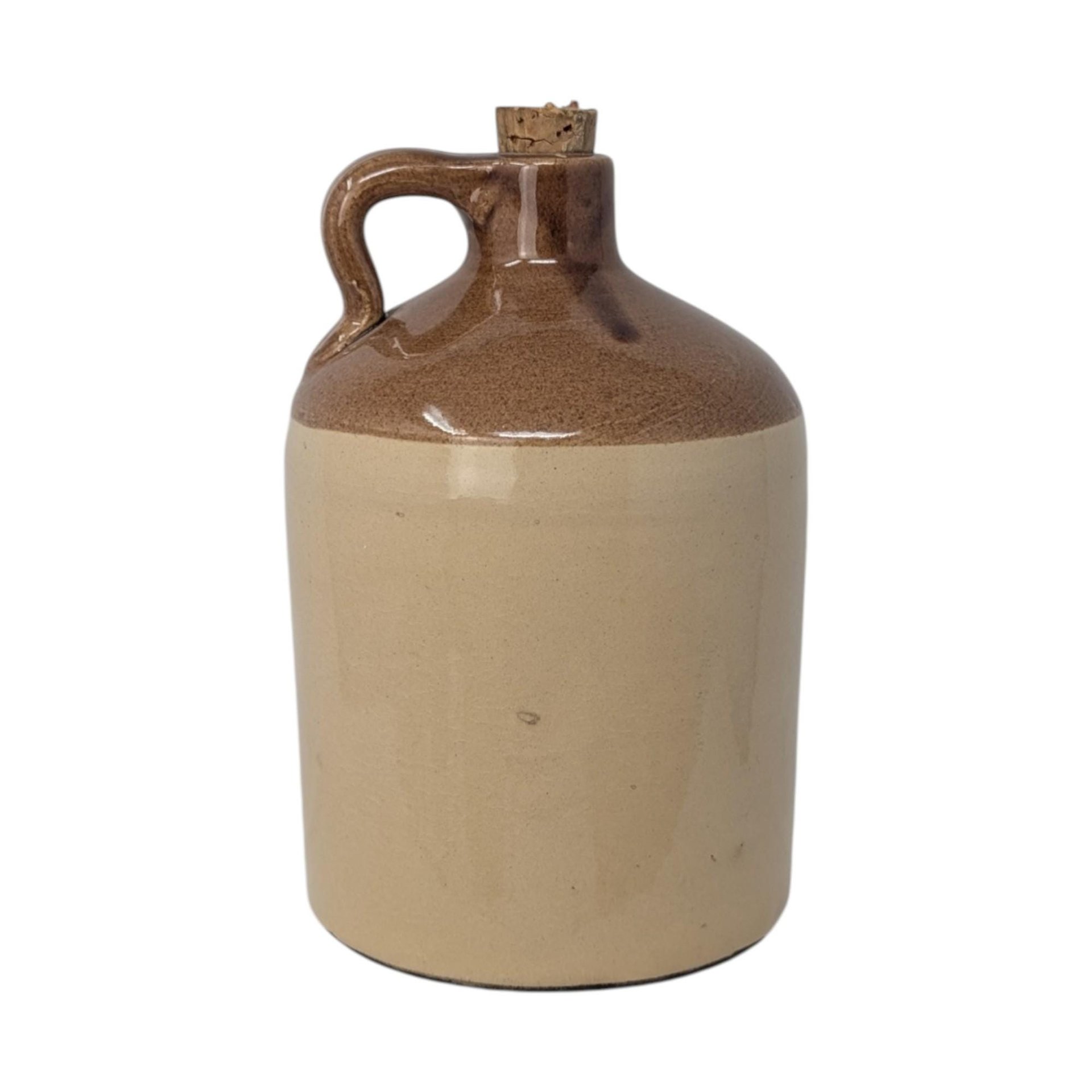 1974 Daniel Boone Kentucky Straight Bourbon Stoneware Jug – Vintage Advertising Decor