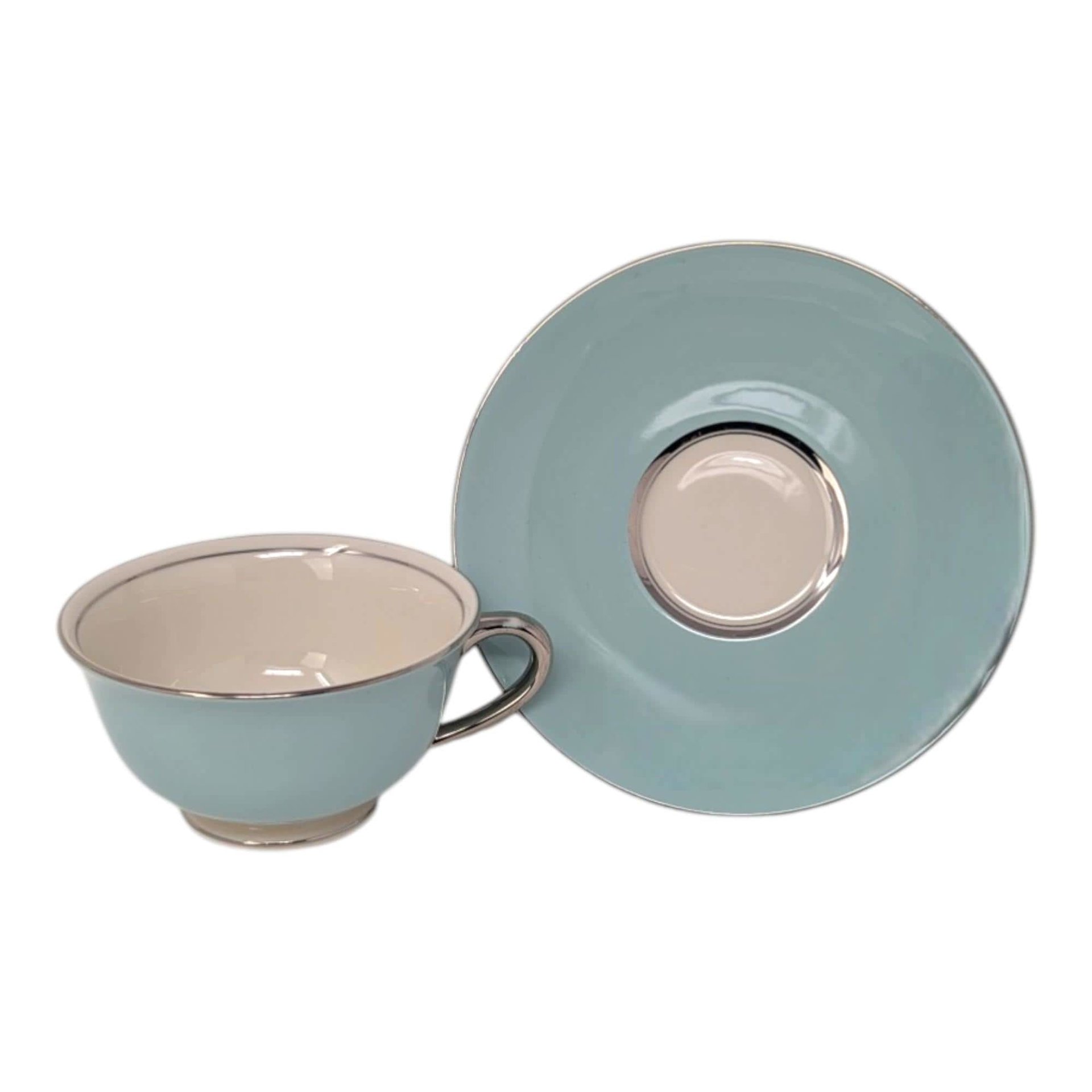 1962 Nancy Prentiss Tea Cup and Saucer Set - Set of 4