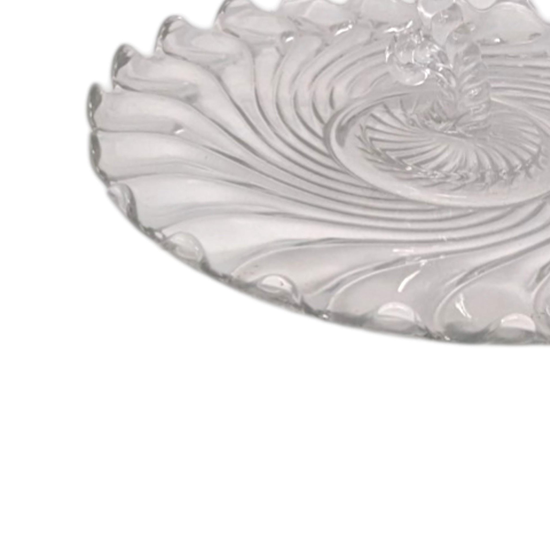 Vintage Fostoria Colony Swirl Glass Serving Tray