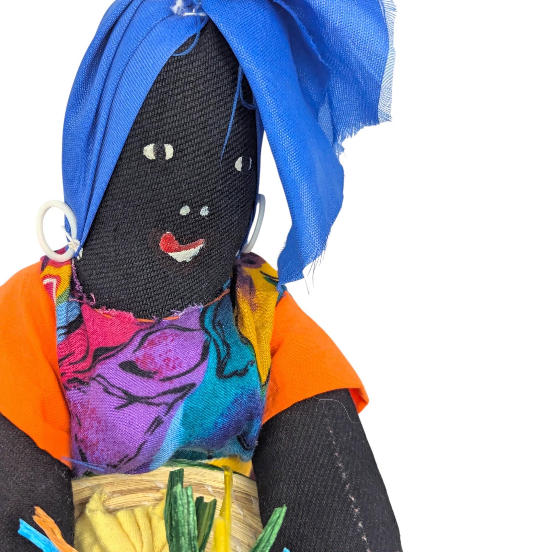 Vintage Handmade Jointed Folk Art Doll