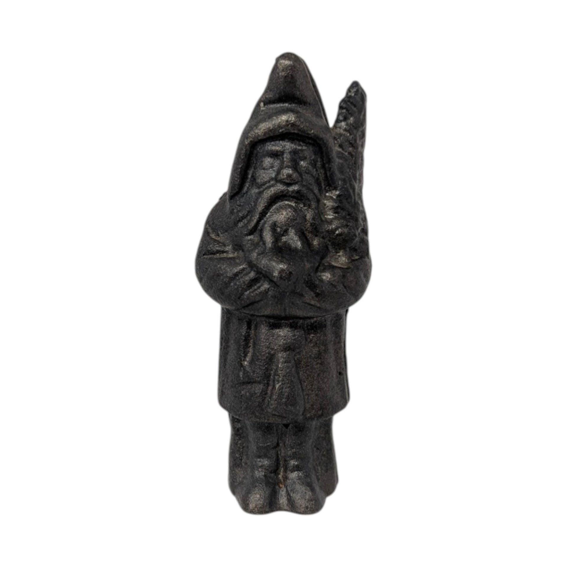 Vintage Cast Iron Gnome Still Bank