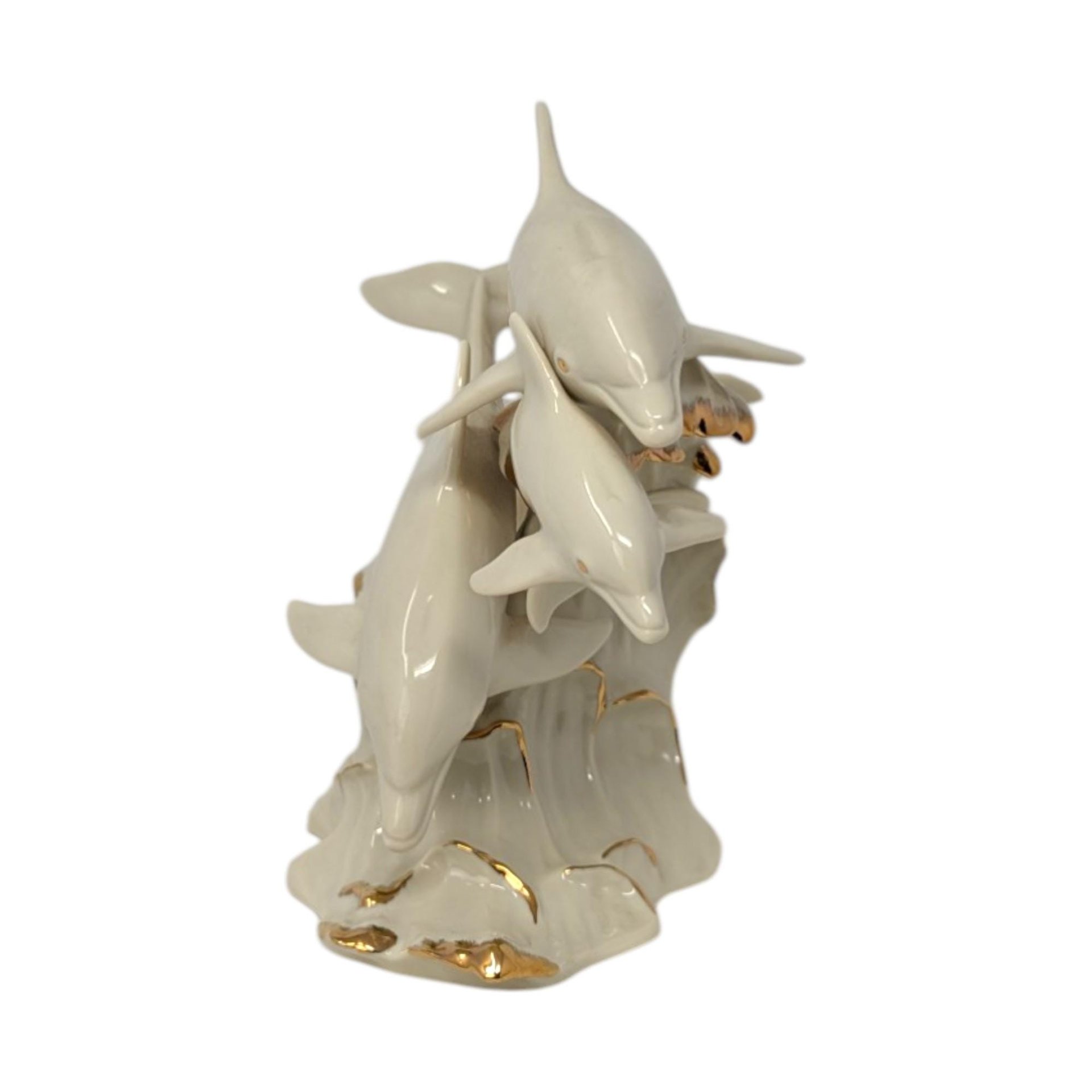 Lenox Between Sea and Sky Dolphin Figurine