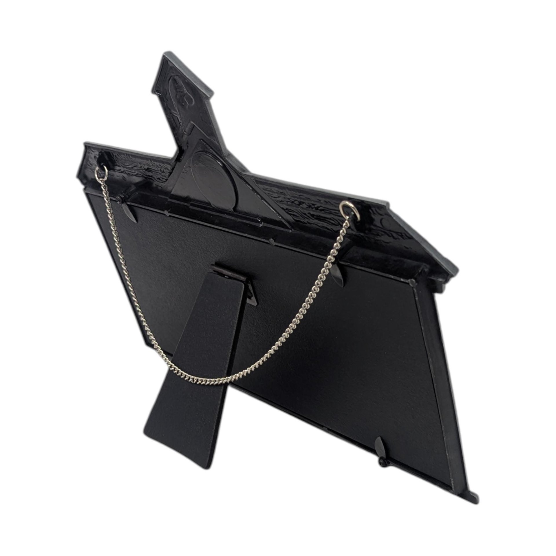 Vintage Pewter Tone Schoolhouse Frame