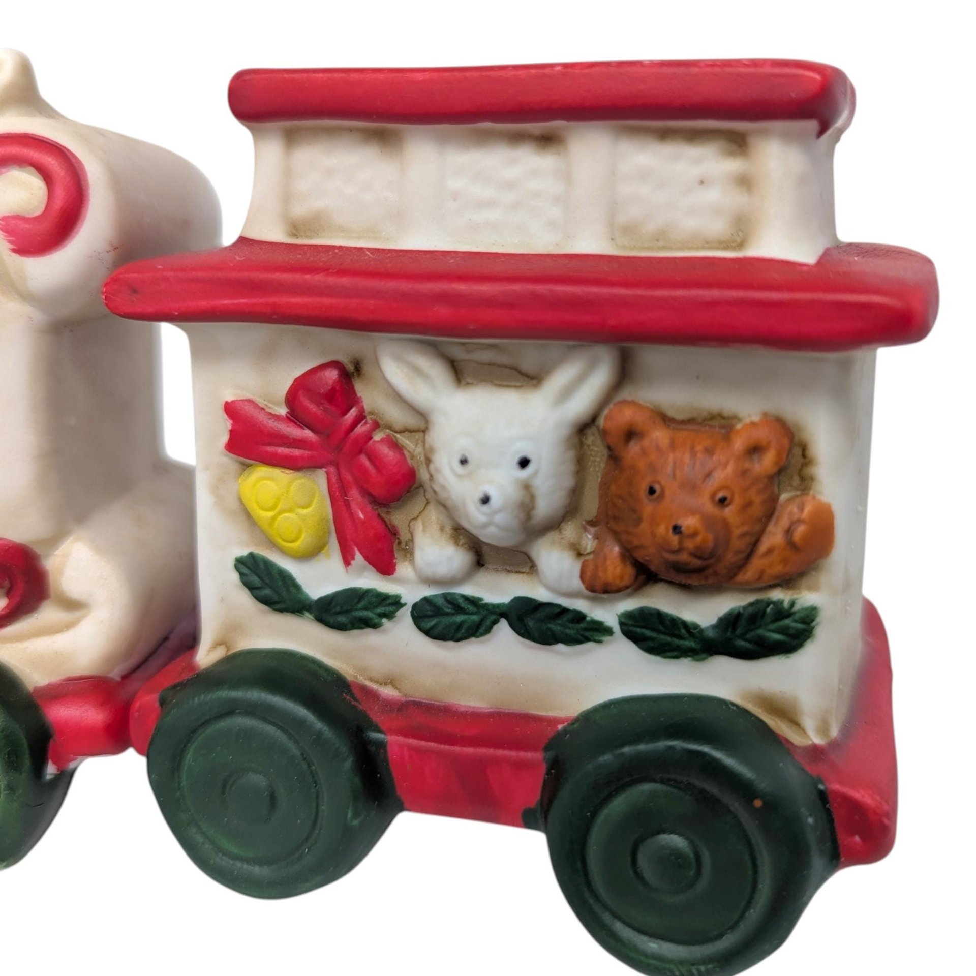 Vintage Christmas Express Ceramic Holiday Train Set